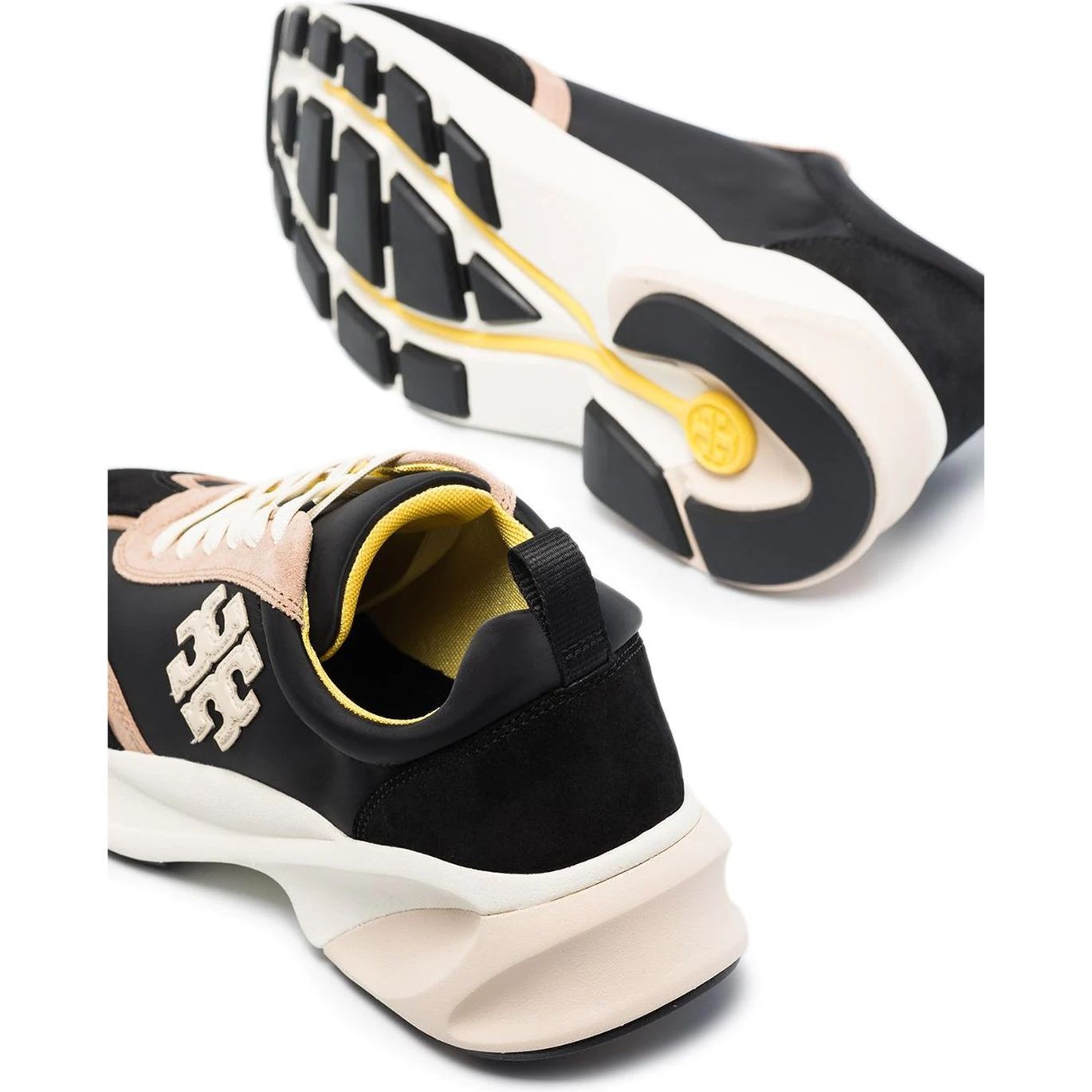 TORY BURCH Sportiniai bateliai moterims, Juoda, Good luck trainer 2