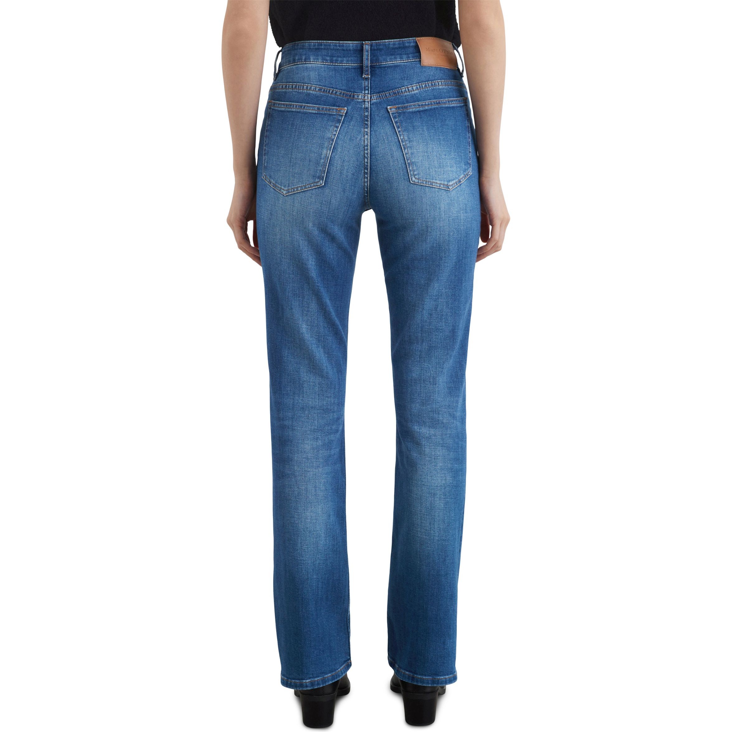 MARC O'POLO Platėjantys džinsai moterims, Mėlyna, Flared M02921612083 3