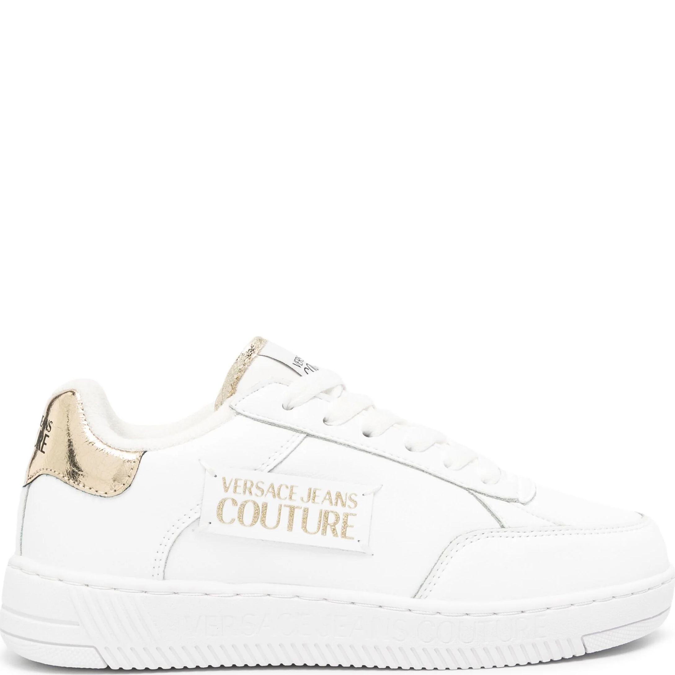 VERSACE JEANS CUTURE Sportbačiai moterims, Balta, Fondo MeyssaSneakers 2