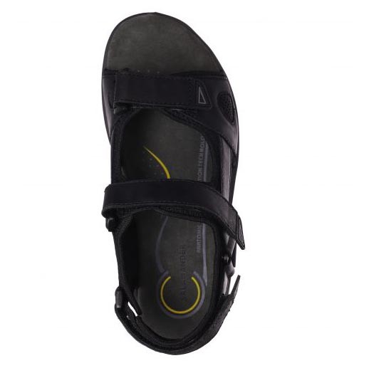 SALAMANDER Basutės vyrams, Juoda, Decio sandals 5