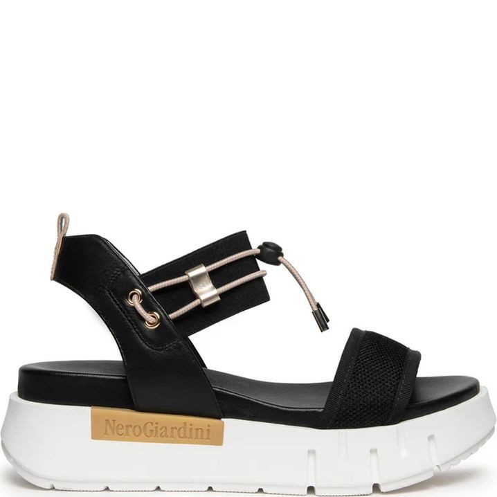 NEROGIARDINI Basutės moterims, Juoda, T.AT1610 sandals 2