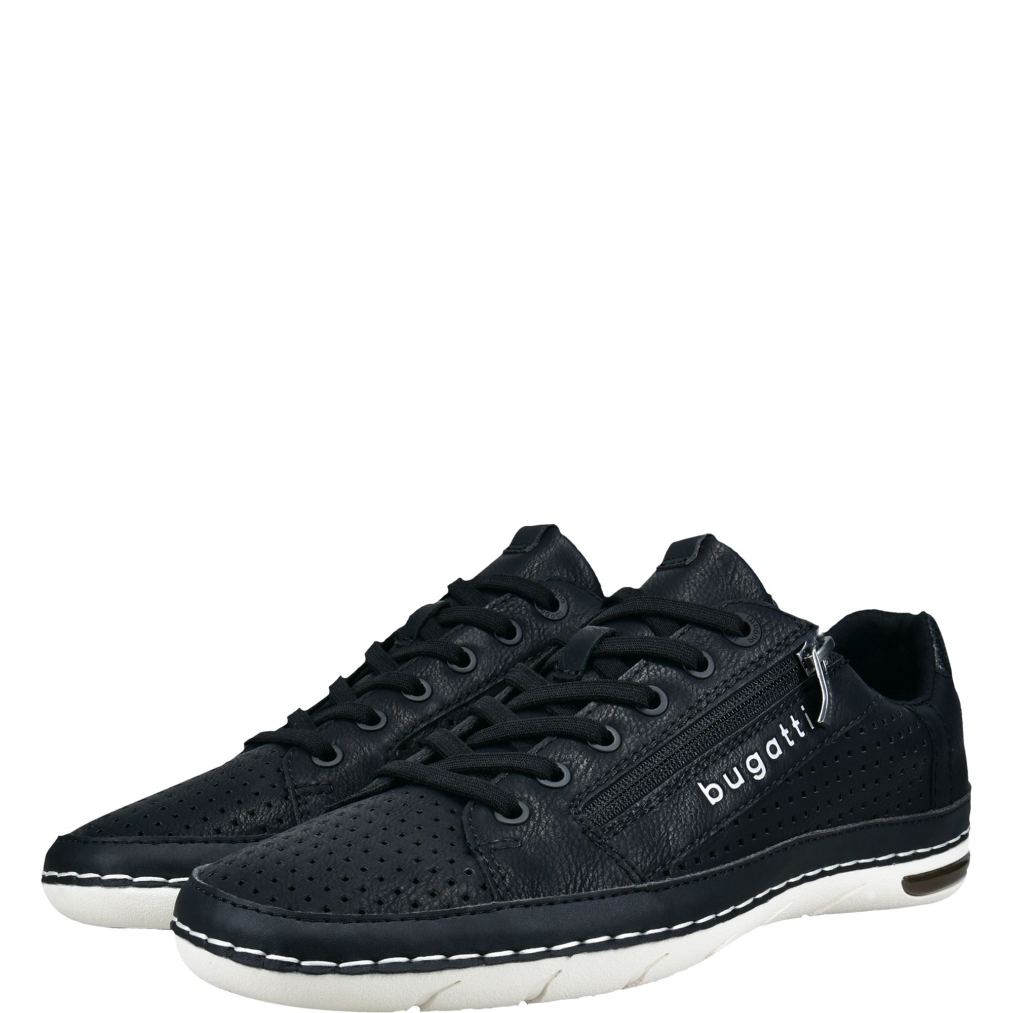 BUGATTI Laisvalaikio bateliai vyrams, Juoda, Leisure 5