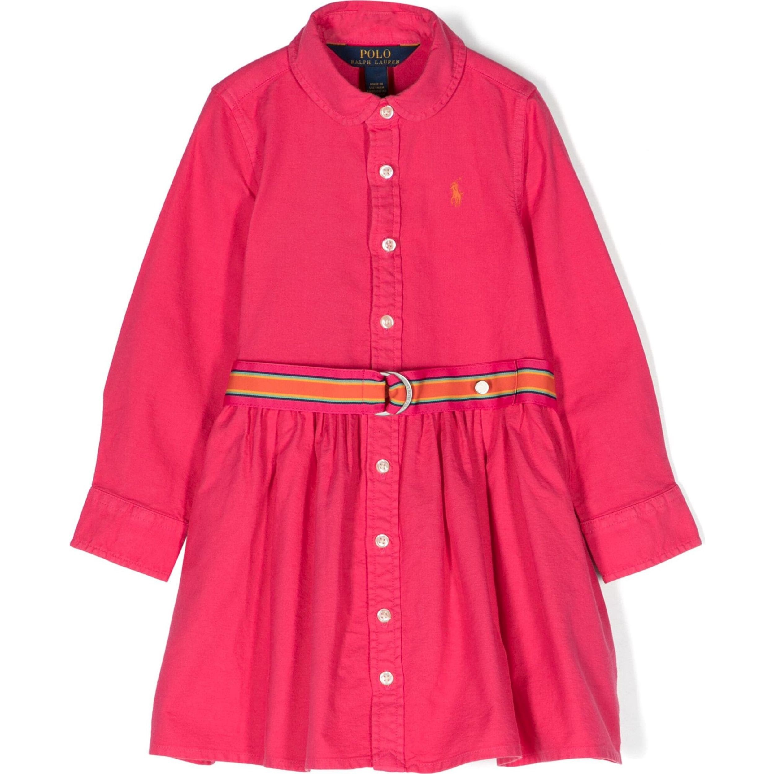 RALPH LAUREN KIDS Midi suknelė mergaitėms, Rožinė, Louella day dress 1