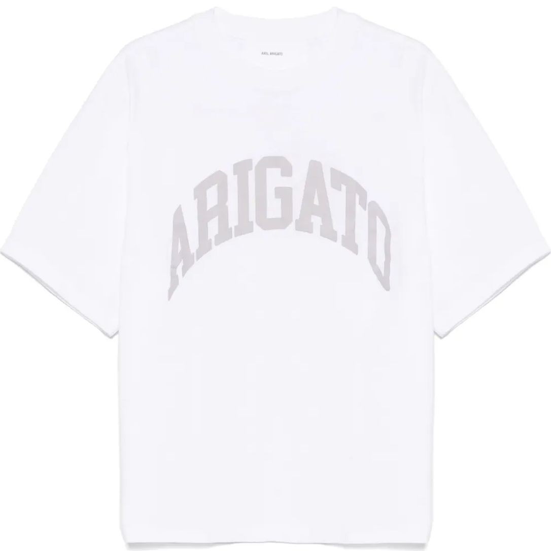 AXEL ARIGATO Marškinėliai trump. rankovėmis vyrams, Balta, Link t-shirt