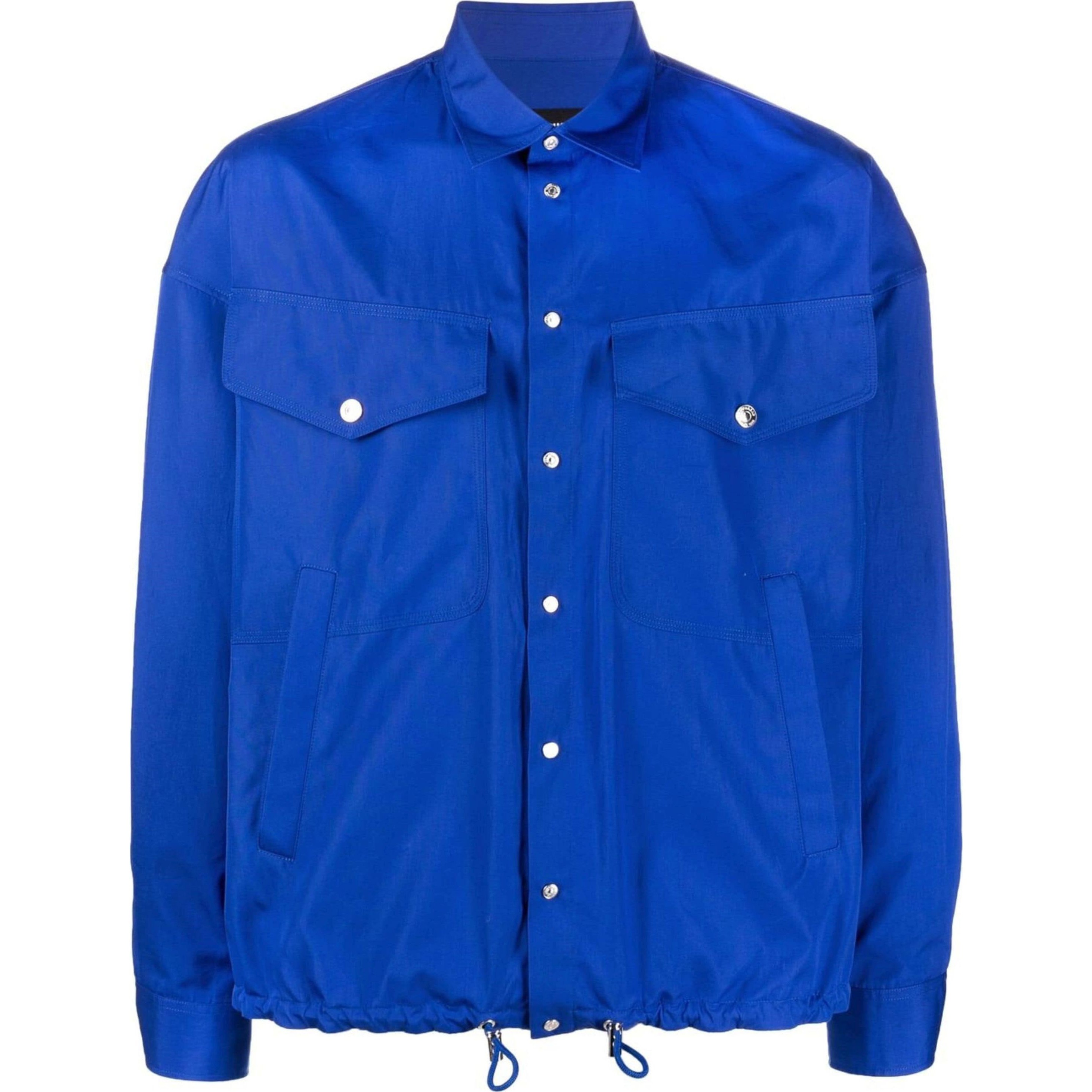 DSQUARED2 Marškiniai ilgomis rankovėmis vyrams, Mėlyna, Shirts long sleeve