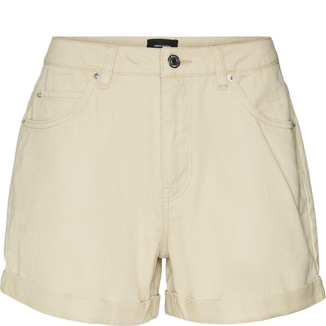 VERO MODA Šortai moterims, Smėlio, VMZURI HR LOOSE SHORT 1