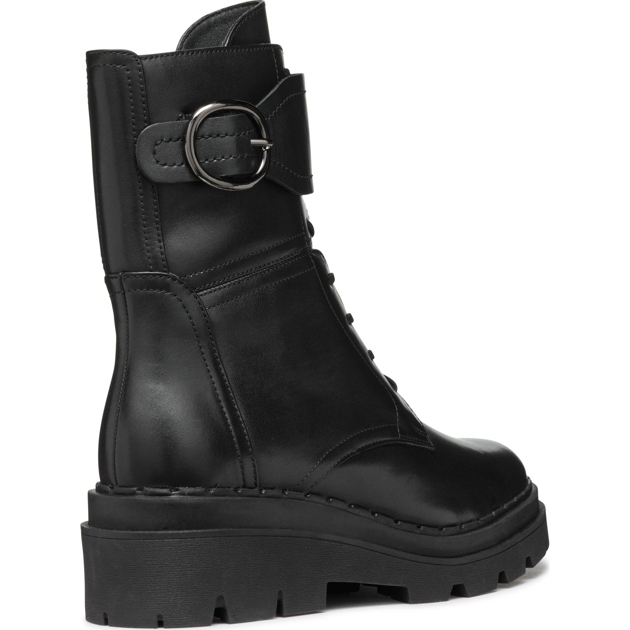 GEOX Aulinukai moterims, Juoda, Felleny booties 4