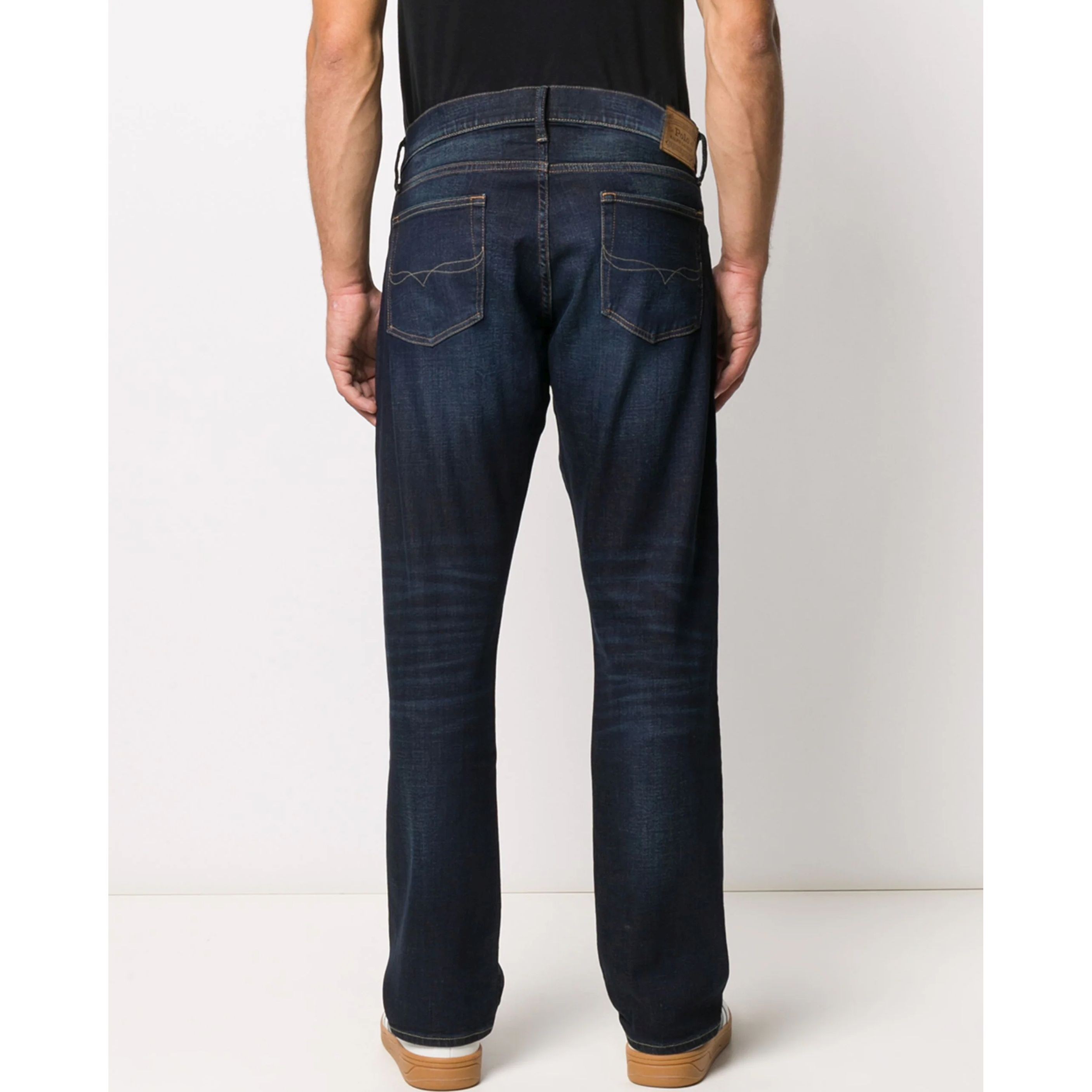 POLO RALPH LAUREN Tiesūs džinsai vyrams, Mėlyna, Varick slim straight 3