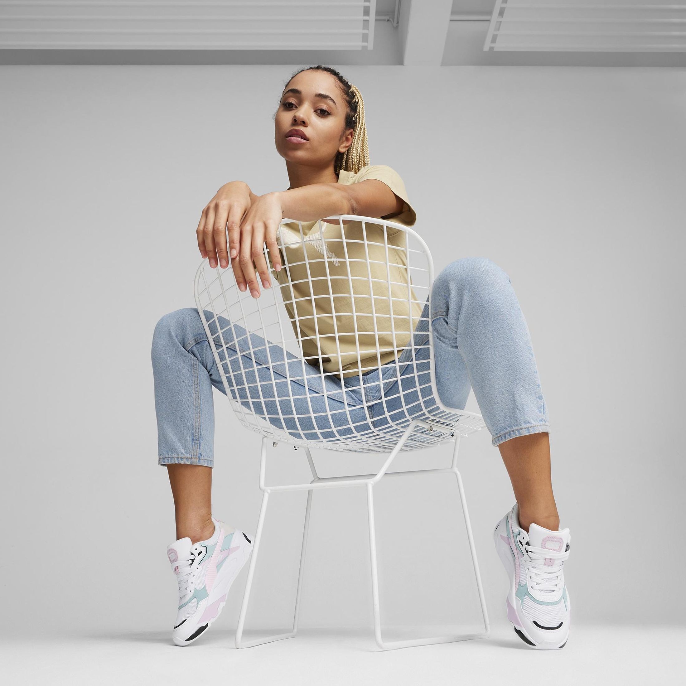 PUMA Laisvalaikio bateliai moterims, Balta, Trinity leisure 9