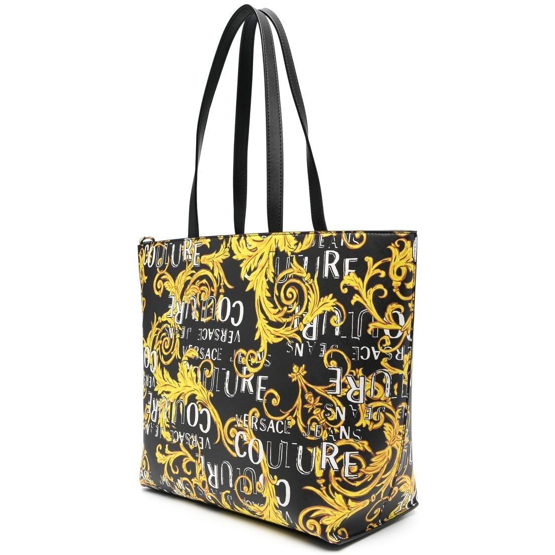VERSACE JEANS CUTURE Rankinė, krepšys moterims, BLACK/GOLD, Range z bag 2