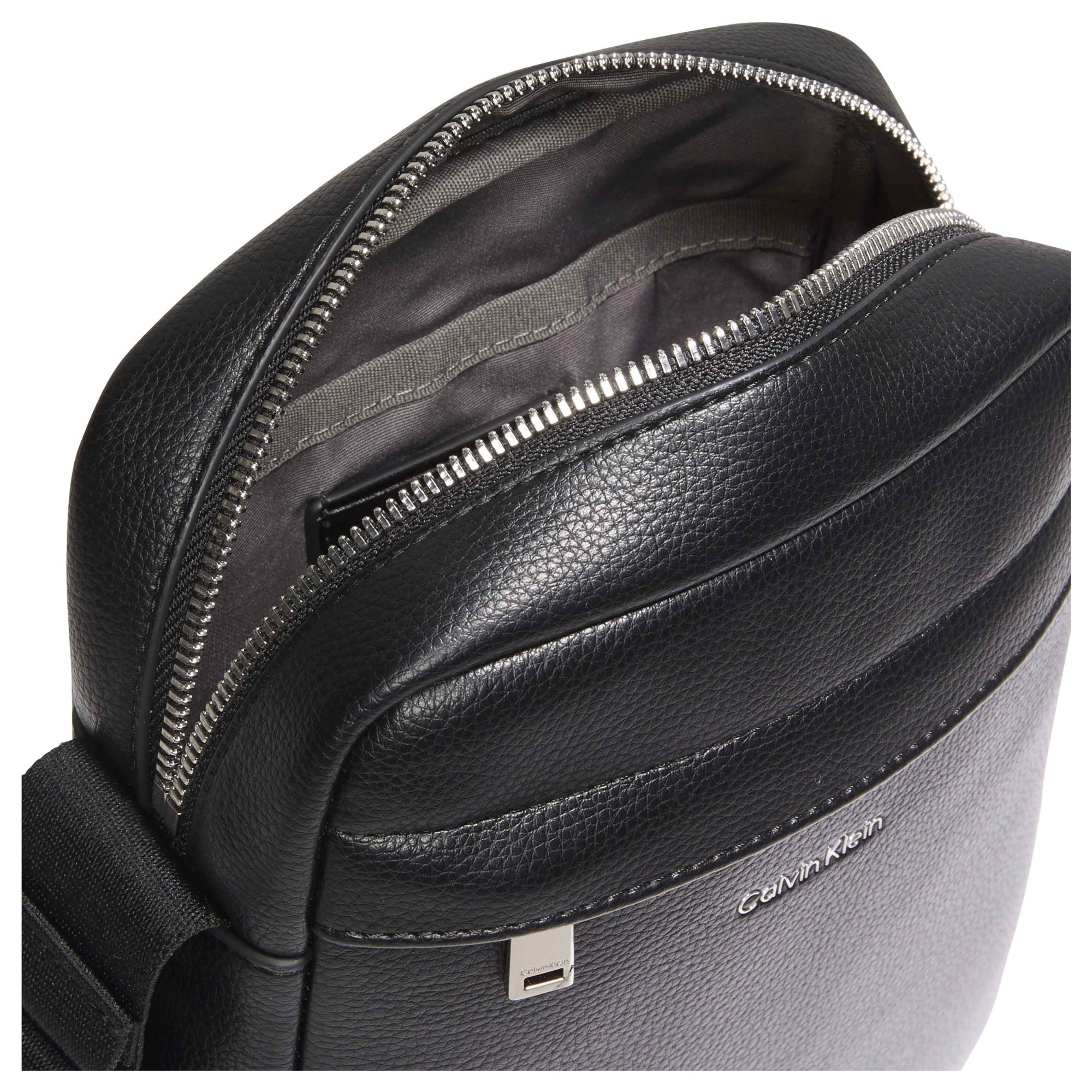 CALVIN KLEIN Rankinė per petį vyrams, Juoda, raised reporter 3