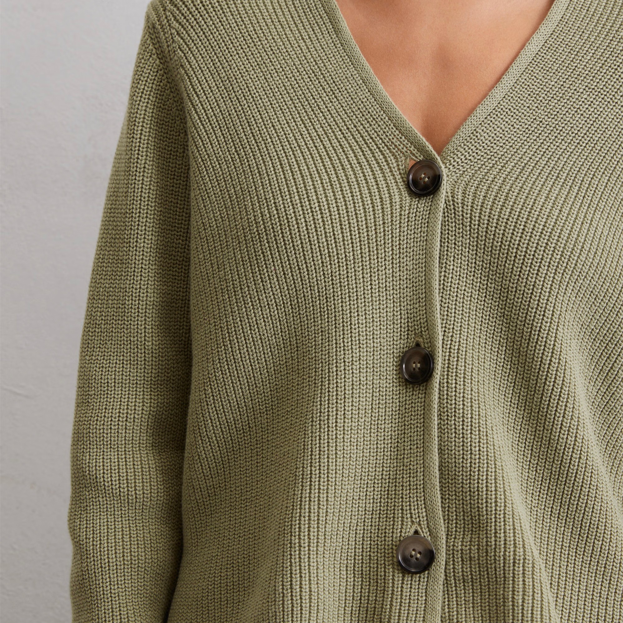 MARC O'POLO Kardiganas moterims, Žalia, 506605961069 Cardigans 3