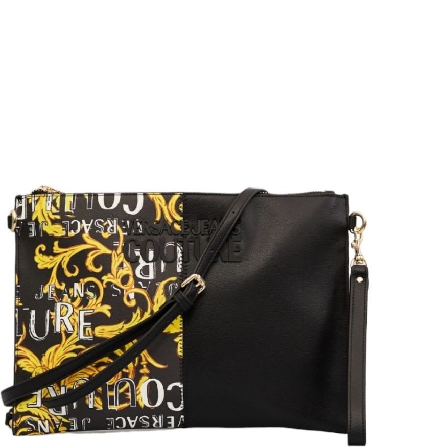 VERSACE JEANS CUTURE Delninukė moterims, BLACK/GOLD, Range p - rock cut clutch 1