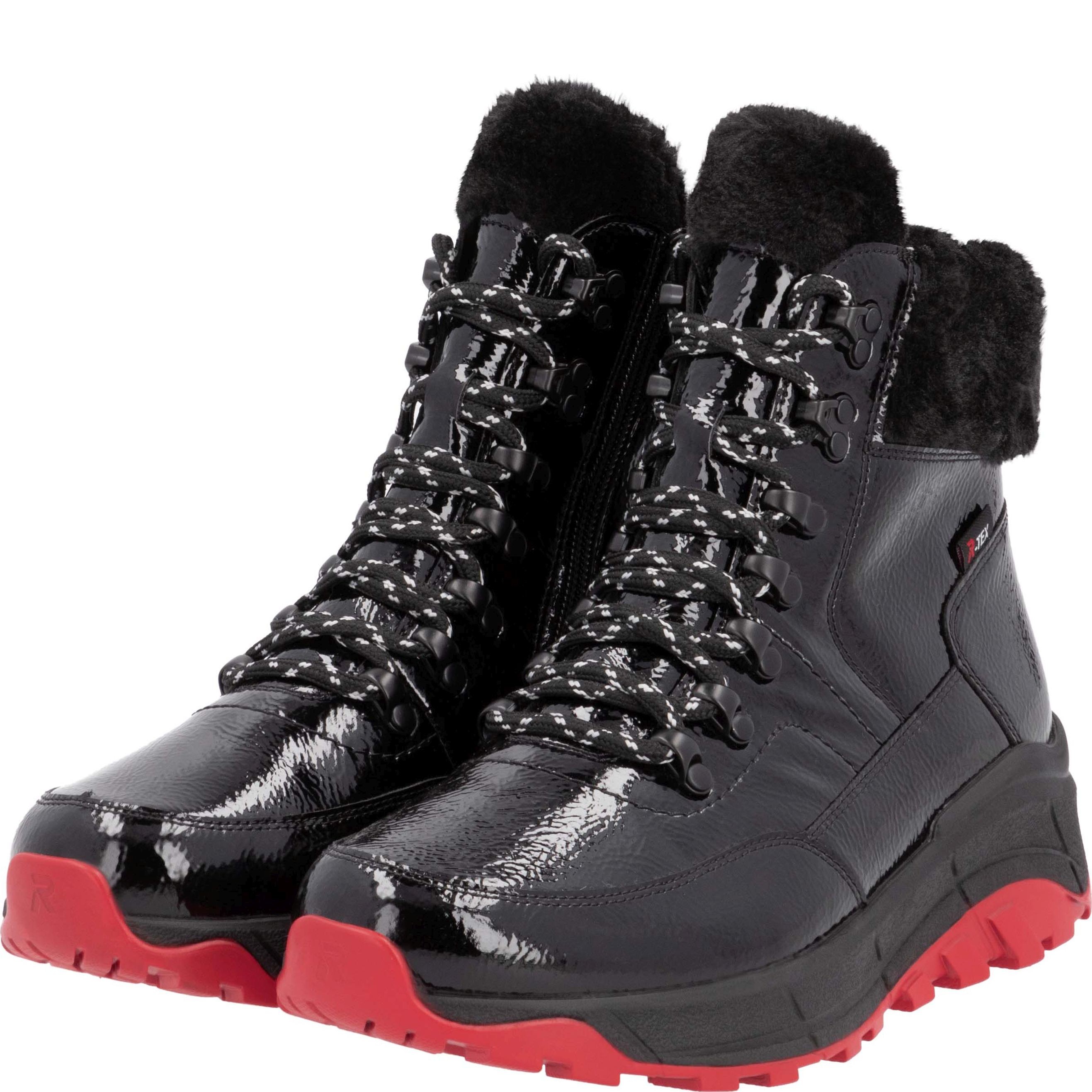 RIEKER EVOLUTION Aulinukai moterims, Juoda, Ladies mid height boots 9