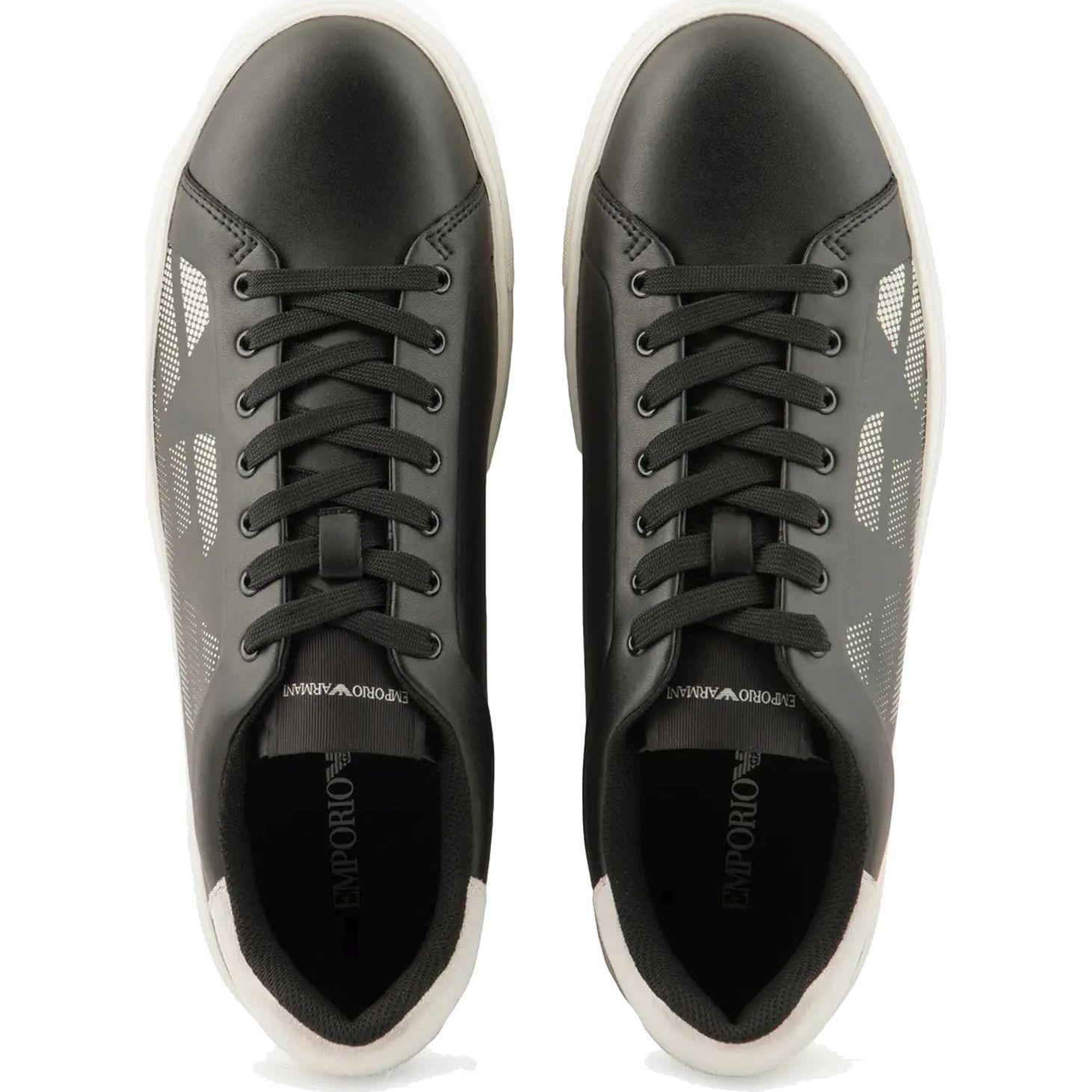 EMPORIO ARMANI Laisvalaikio bateliai vyrams, Juoda, Sneaker 3