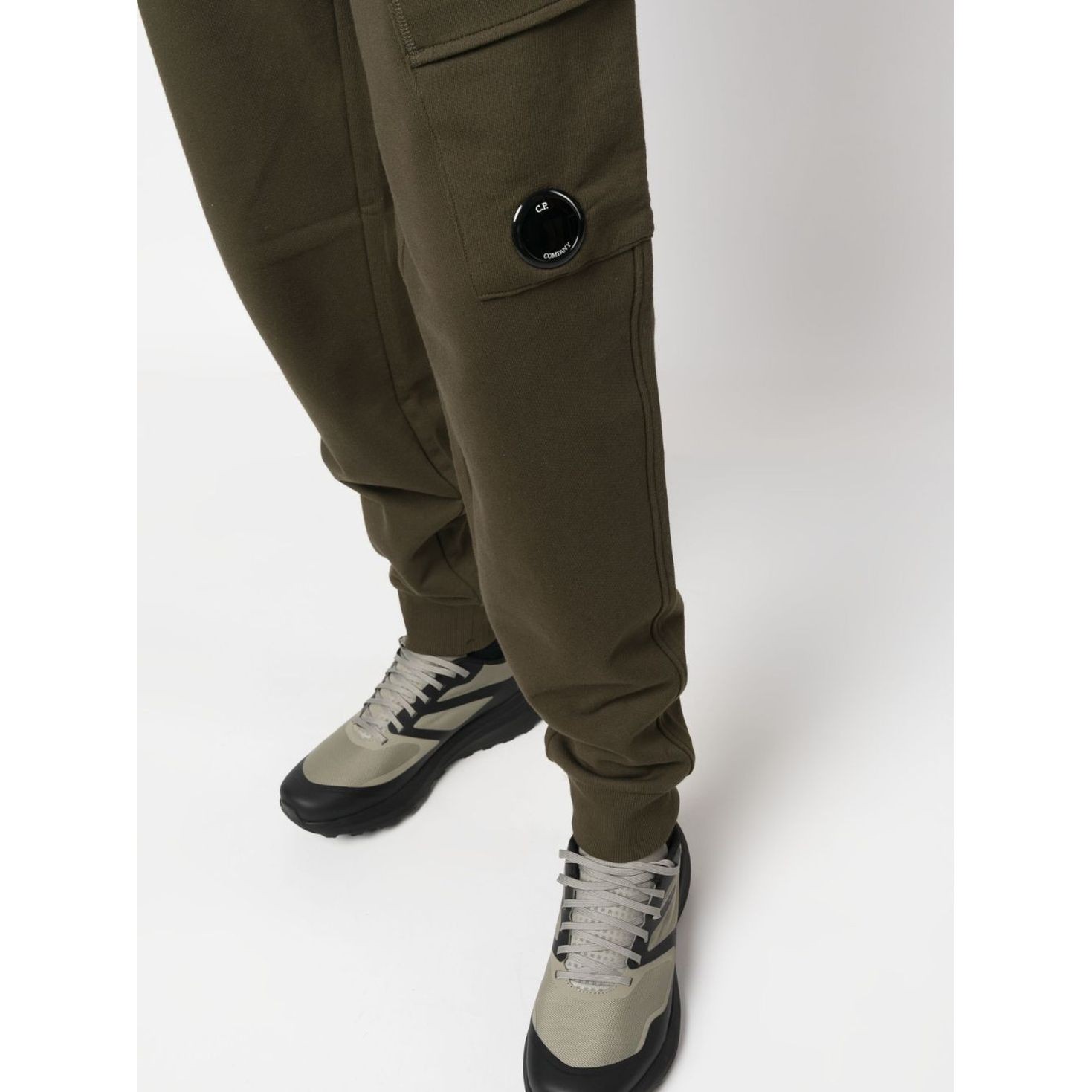 C.P. COMPANY Laisvalaikio kelnės vyrams, Žalia, Cargo pant 4