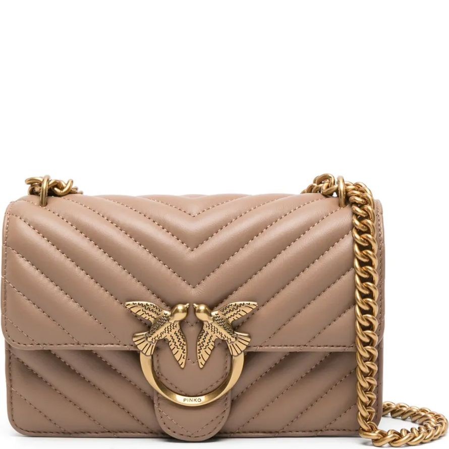 PINKO Rankinė per petį moterims, Beide, Love icon mini crossbody 1