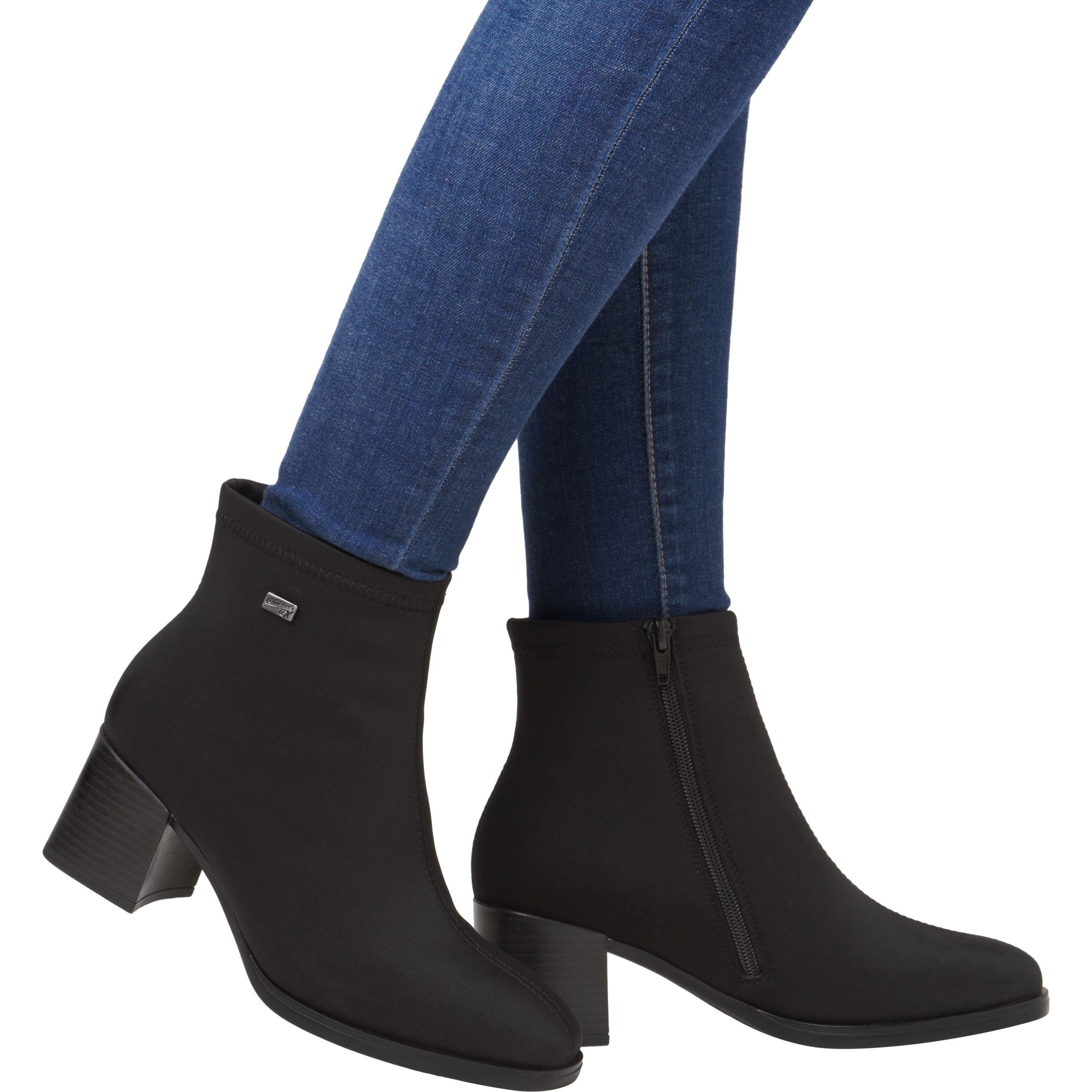 REMONTE Aulinukai moterims, Juoda, Ladies mid height boots 2