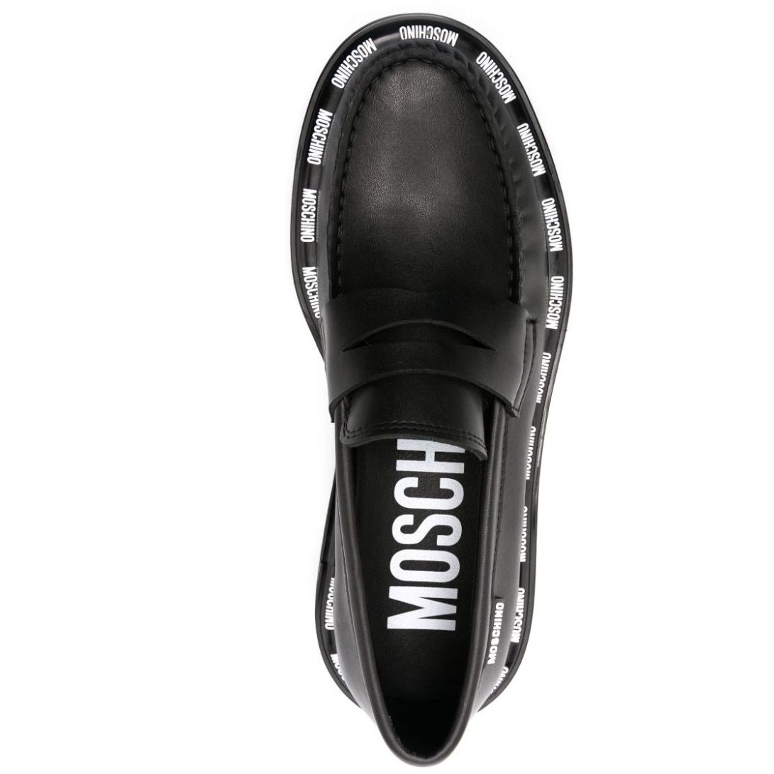 MOSCHINO Loaferiai moterims, Juoda, Loafers 4