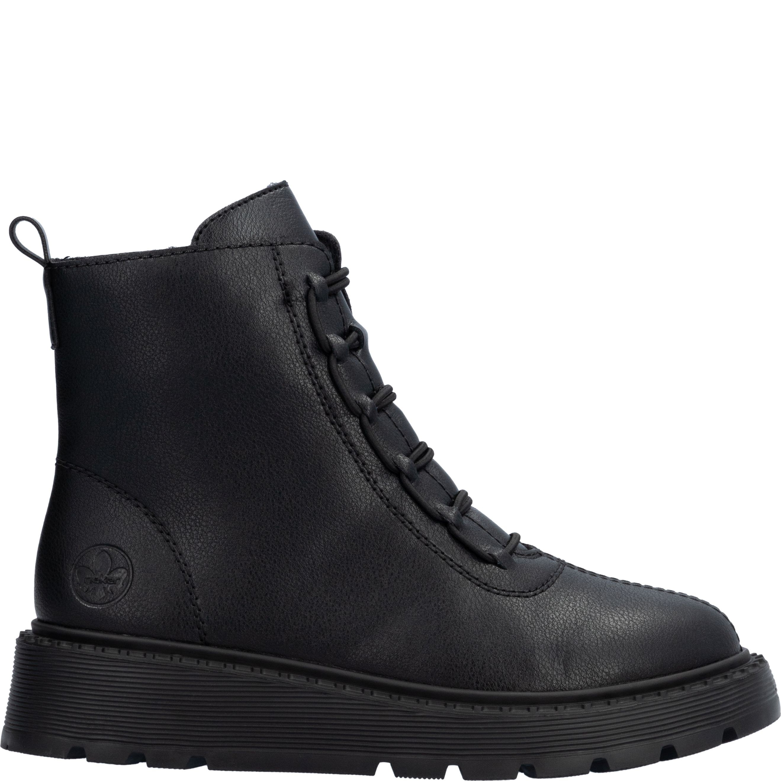 RIEKER Aulinukai moterims, Juoda, Ladies mid height boots 3