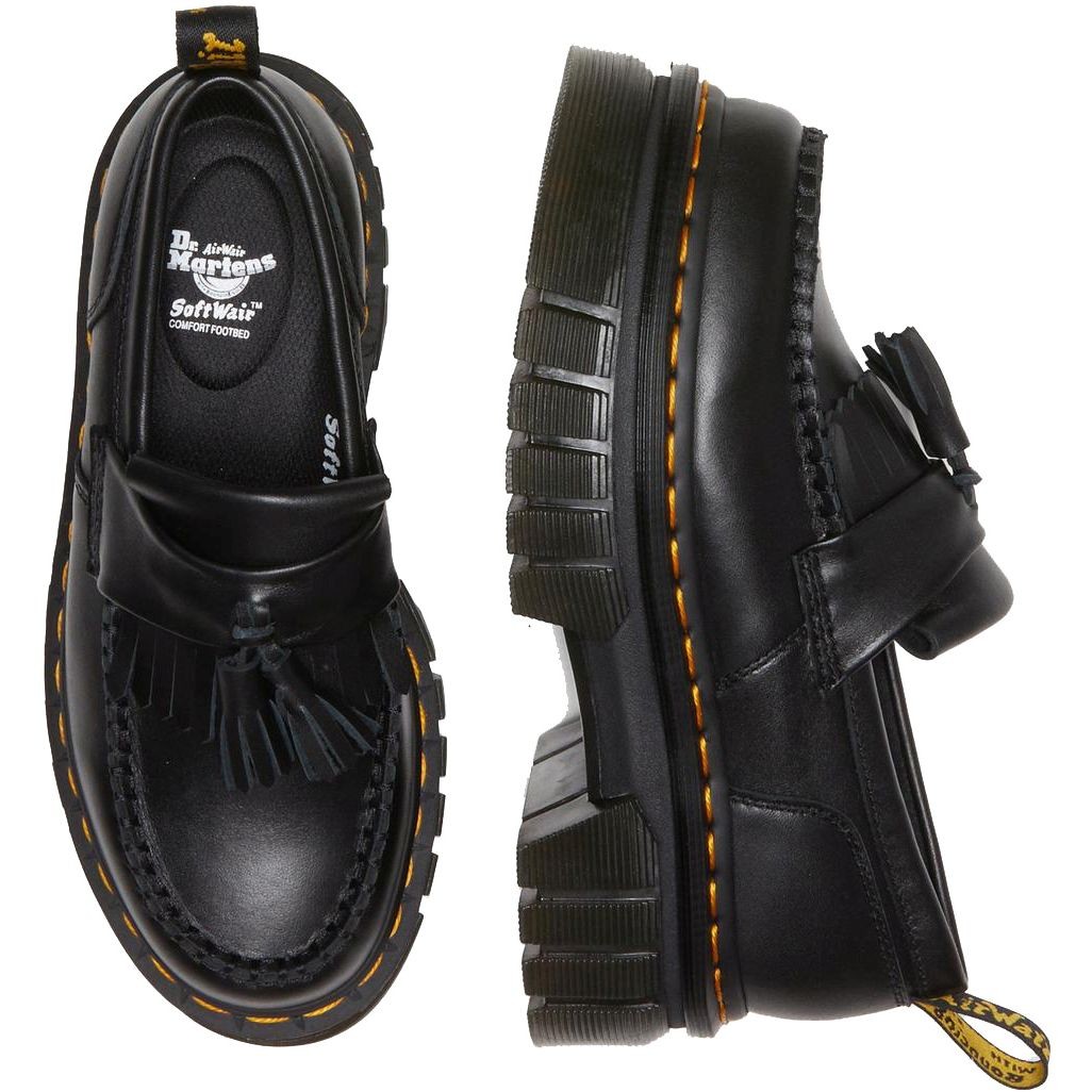 DR. MARTENS Loaferiai moterims, Juoda, Audrick lux loafers 5