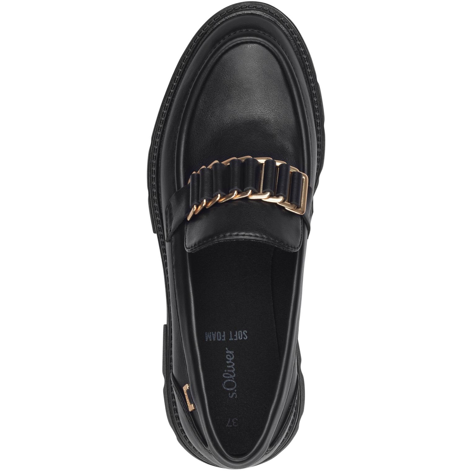 S.OLIVER Loaferiai moterims, Juoda, LOAFERS 4