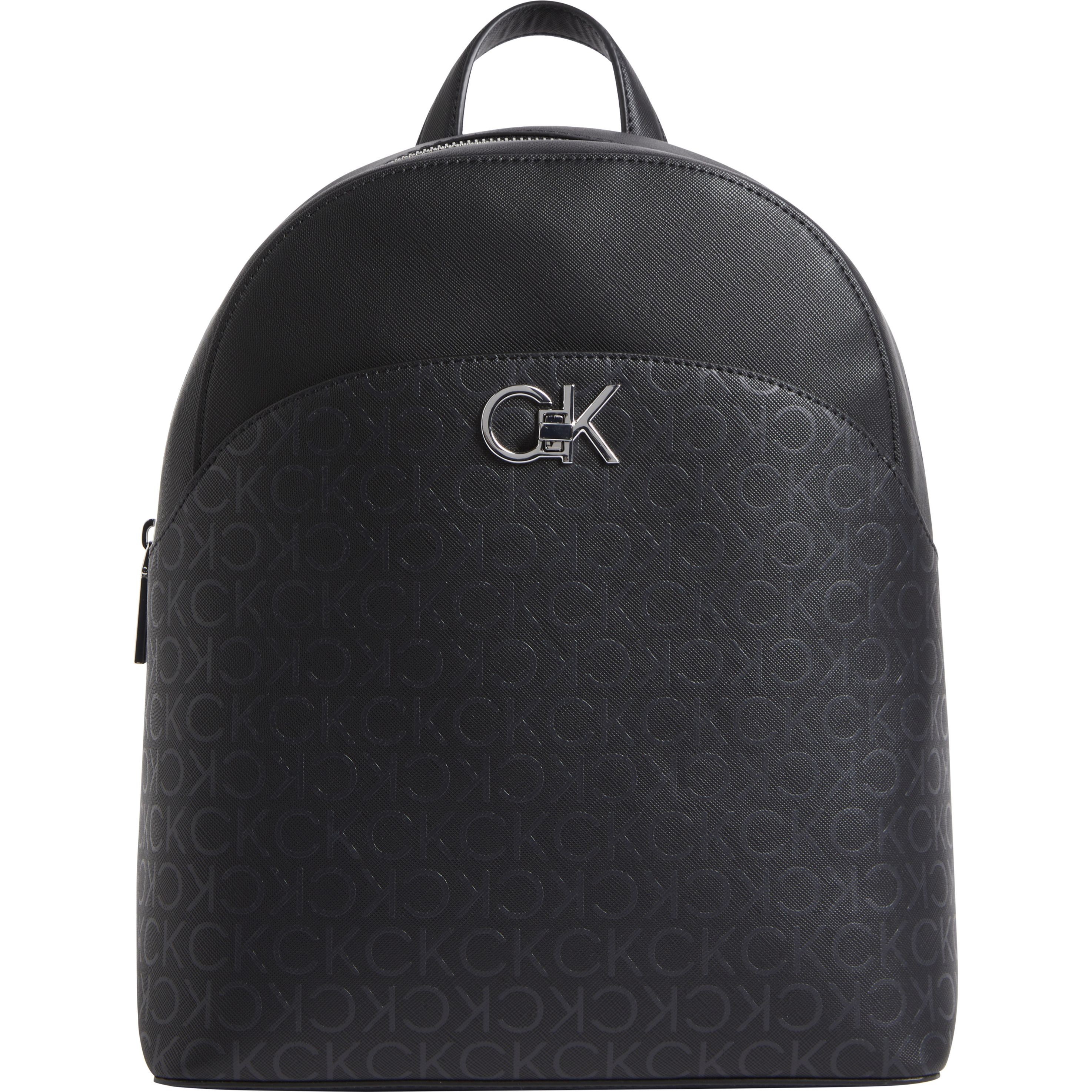 CALVIN KLEIN Kuprinė moterims, Juoda, Re-lock dome backpack 1