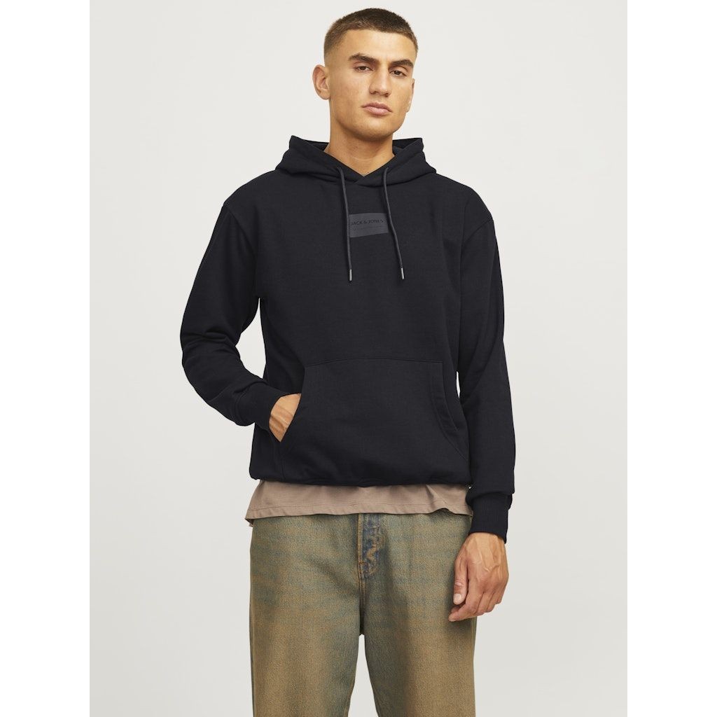 JACK & JONES Džemperis vyrams, Juoda, Hak kai sweat hood 2