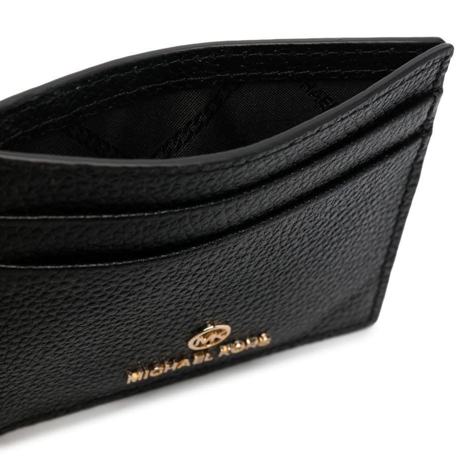MICHAEL KORS Piniginė moterims, Juoda, Small leather chain card case 3