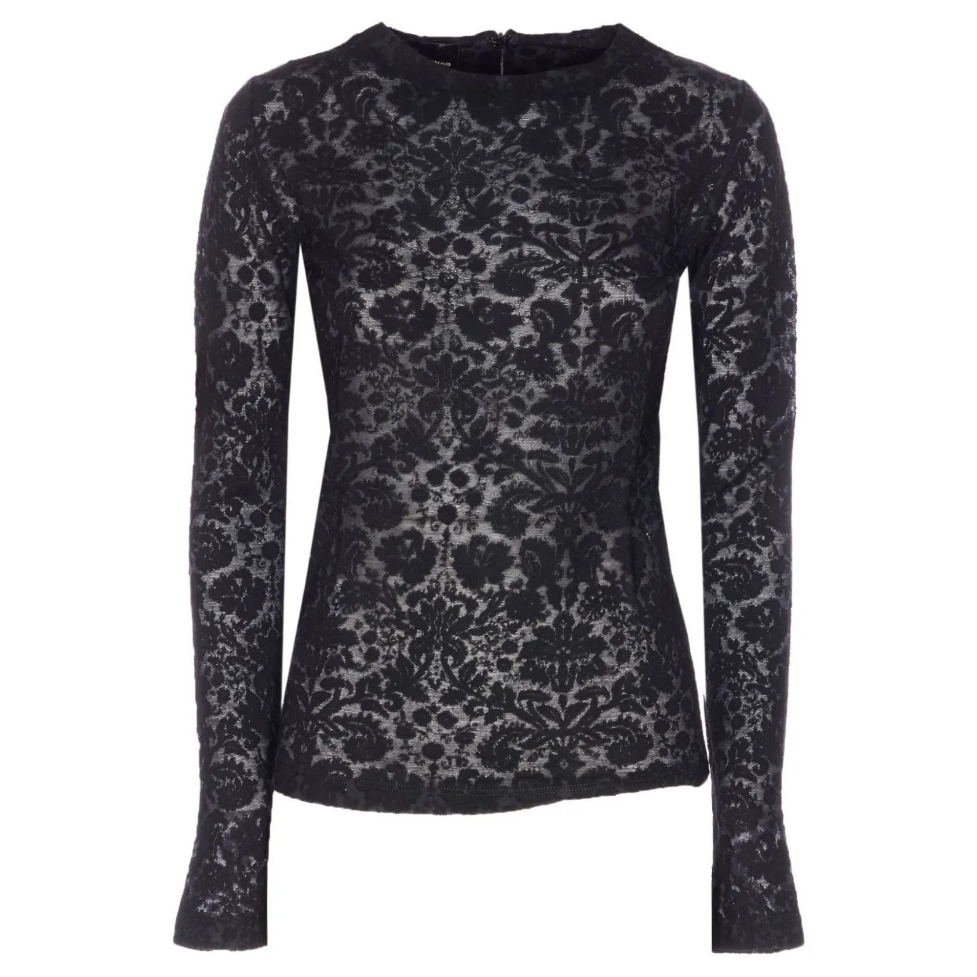 PINKO Palaidinės moterims, Juoda, Marinara maglia pizzo di magli 1