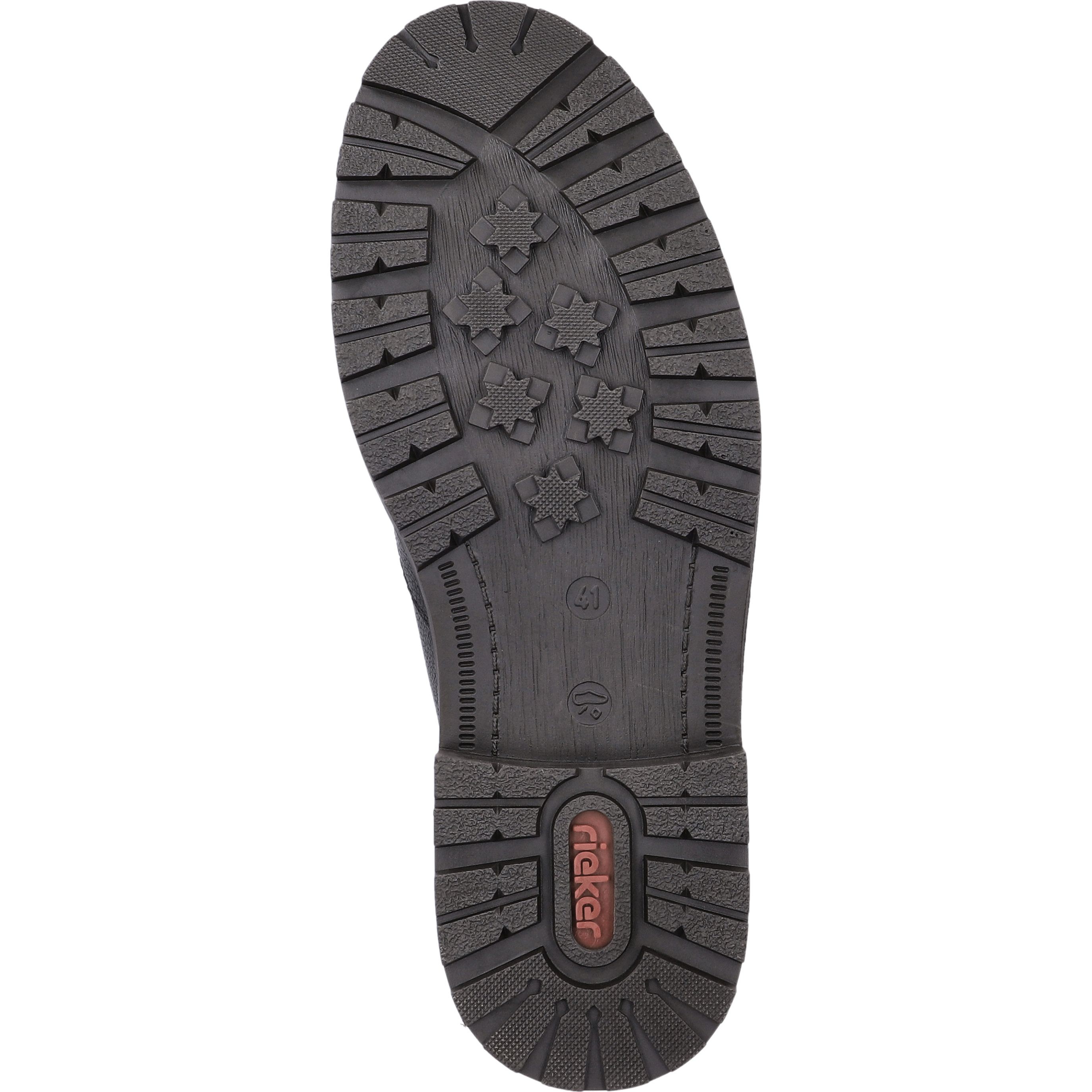 RIEKER Aulinukai vyrams, Juoda, BOOTIES 9