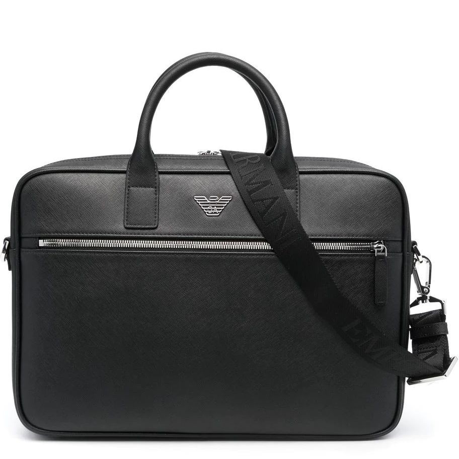 EMPORIO ARMANI Dėklas kompiuteriui vyrams, Juoda, Briefcase bag 1