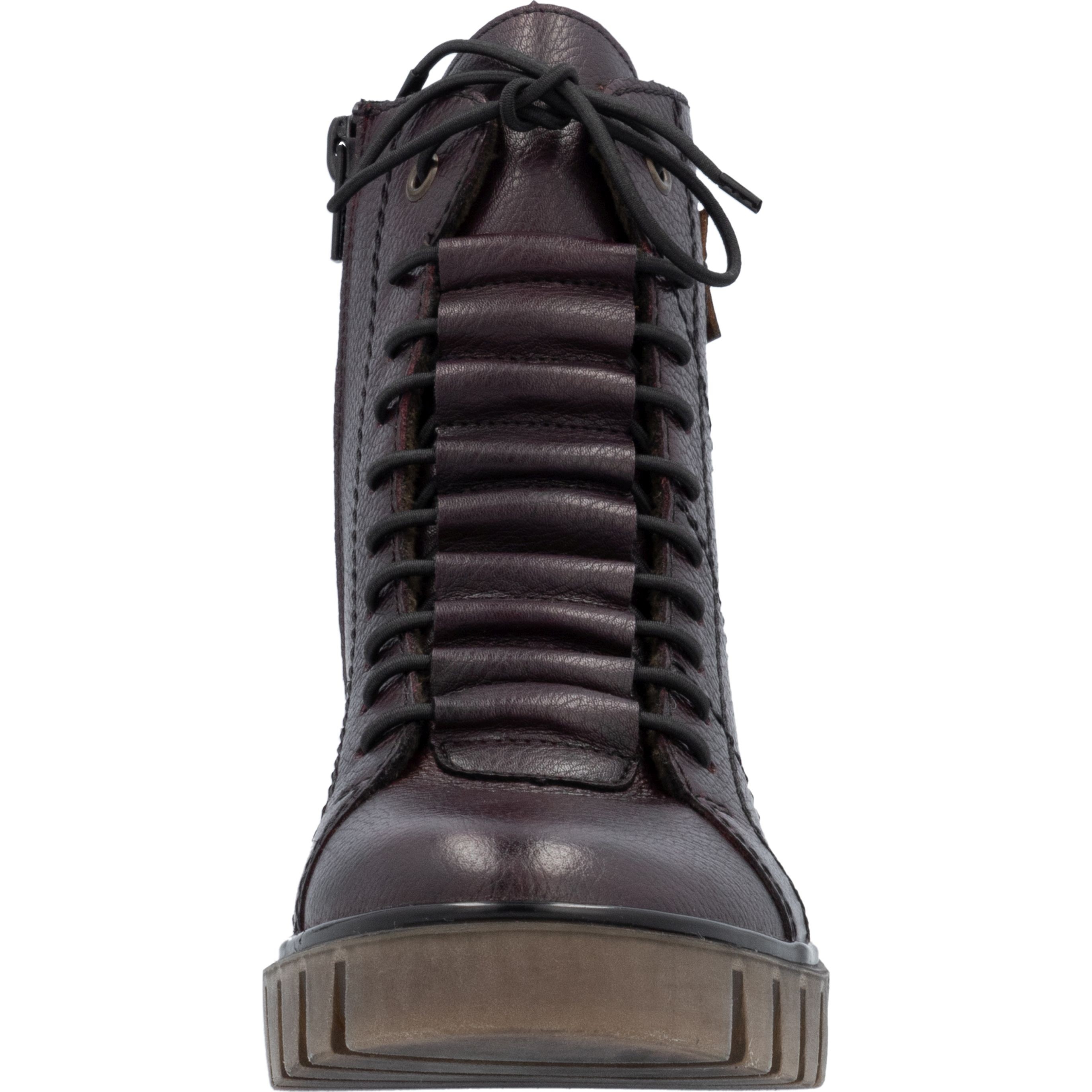 RIEKER Aulinukai moterims, Raudona, Ladies mid height boots 8