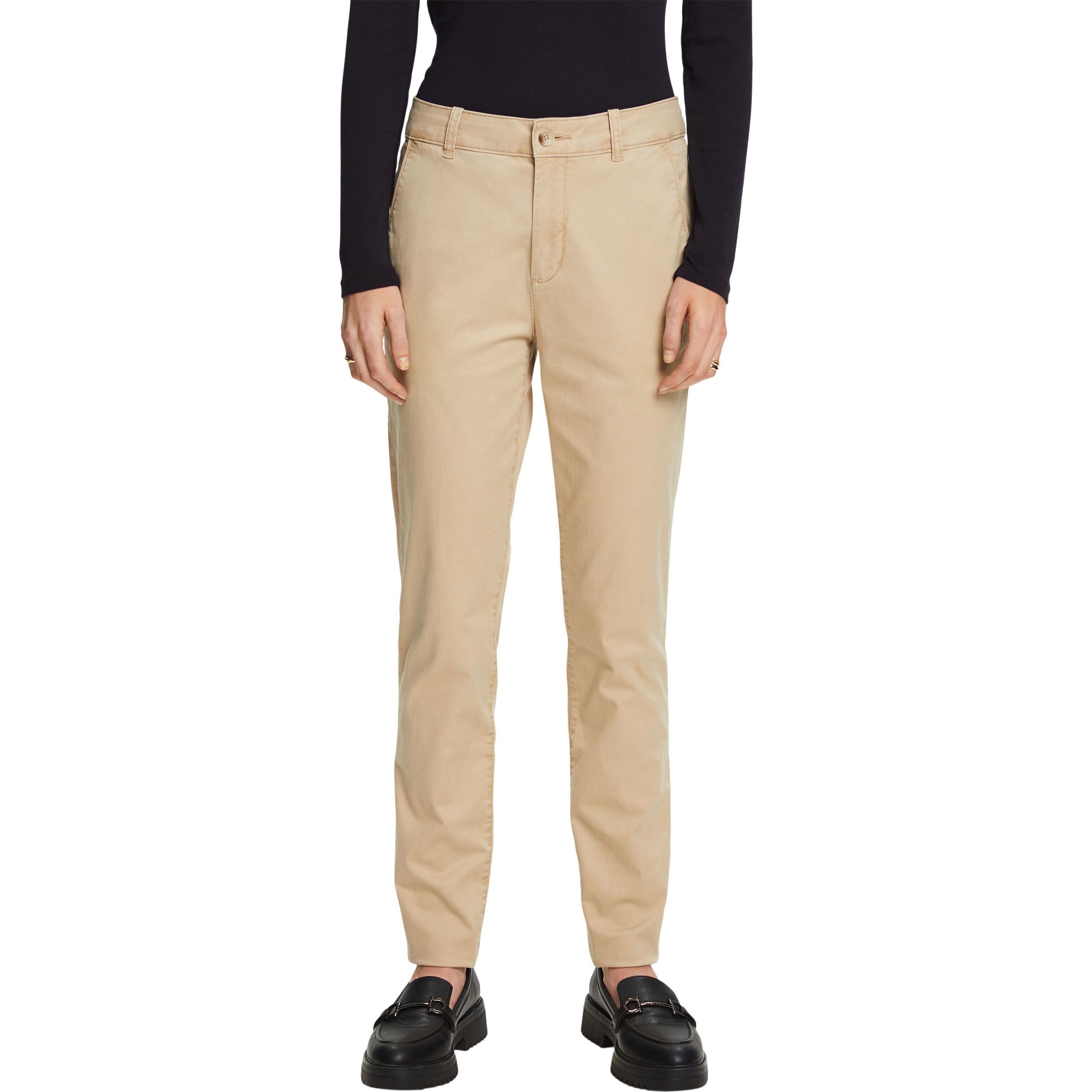ESPRIT Kelnės moterims, Smėlio, Pants woven lenght 2
