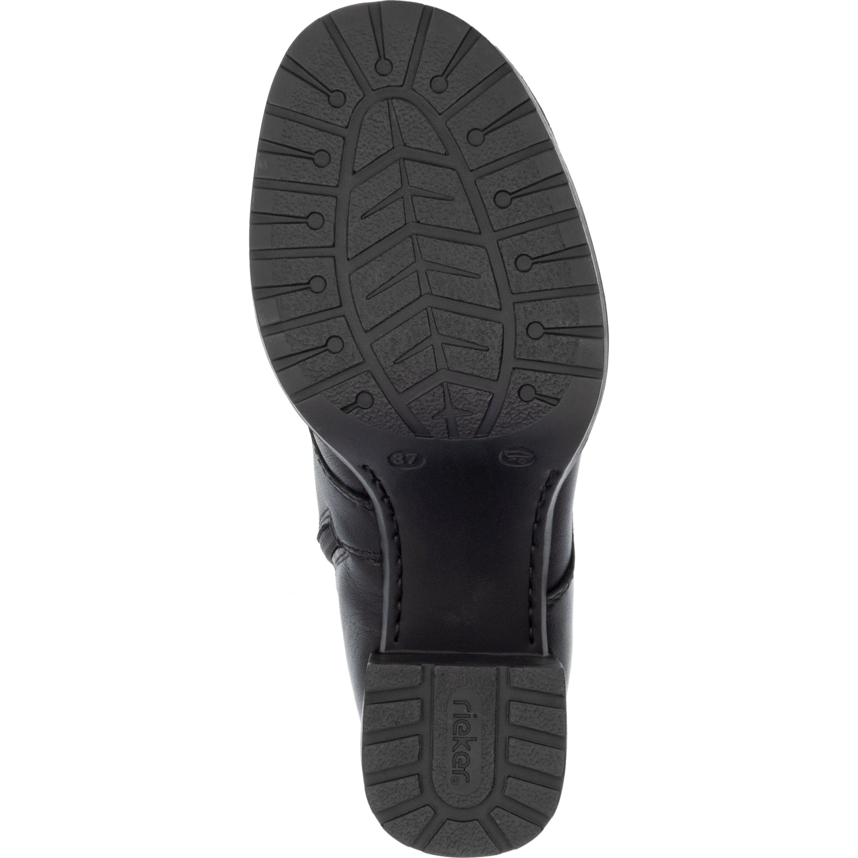 RIEKER Aulinukai moterims, Juoda, Ladies mid height boots 9