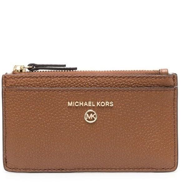 MICHAEL KORS Piniginė moterims, Ruda, Small leather card case 1