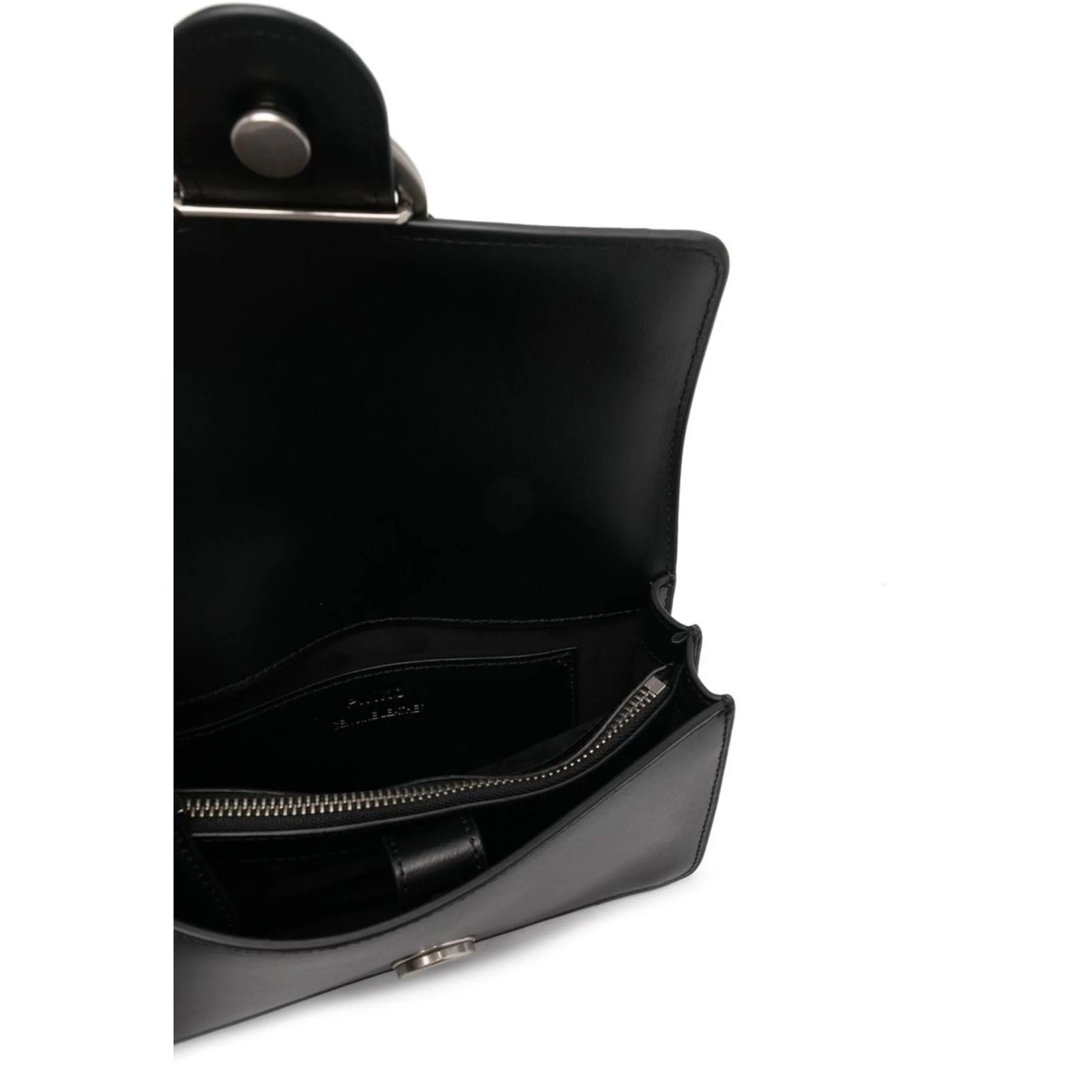 PINKO Rankinė per petį moterims, Juoda, Love one mini crossbody bag 4