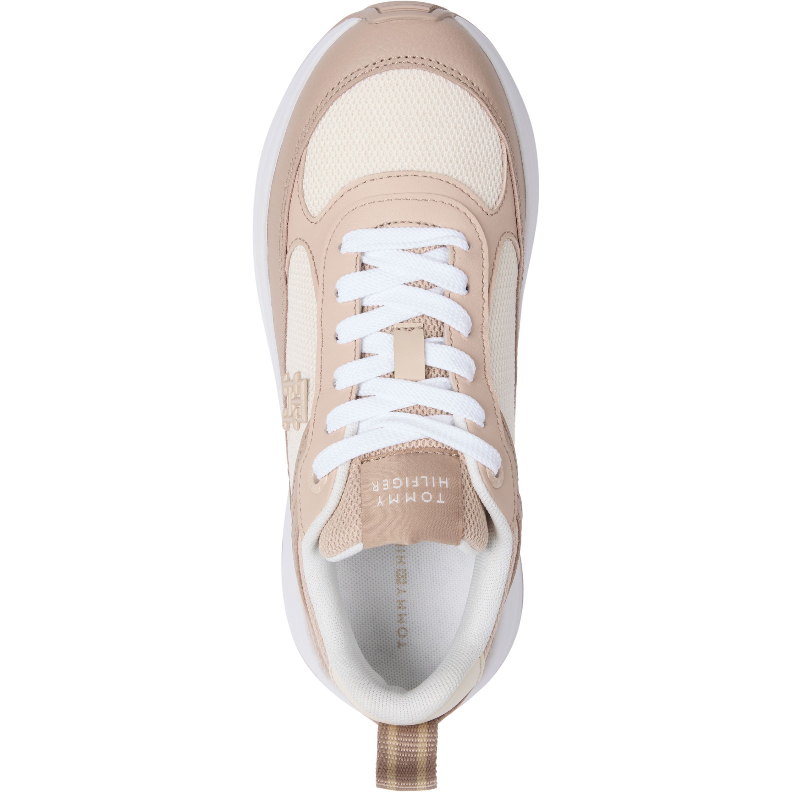 TOMMY HILFIGER Laisvalaikio bateliai moterims, Smėlio, Chunky runner sneaker 3