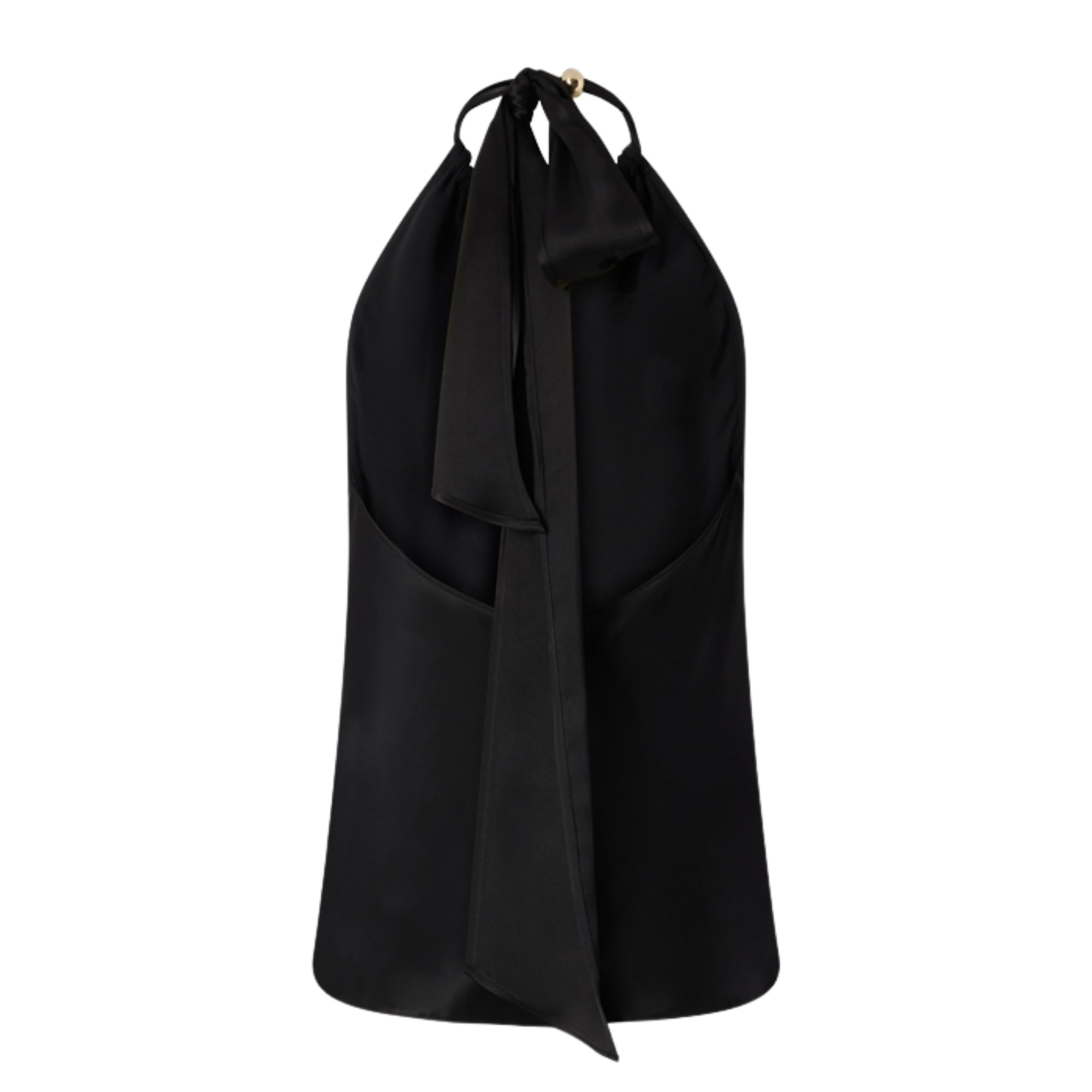 PINKO Palaidinės moterims, Juoda, Open-back top 2