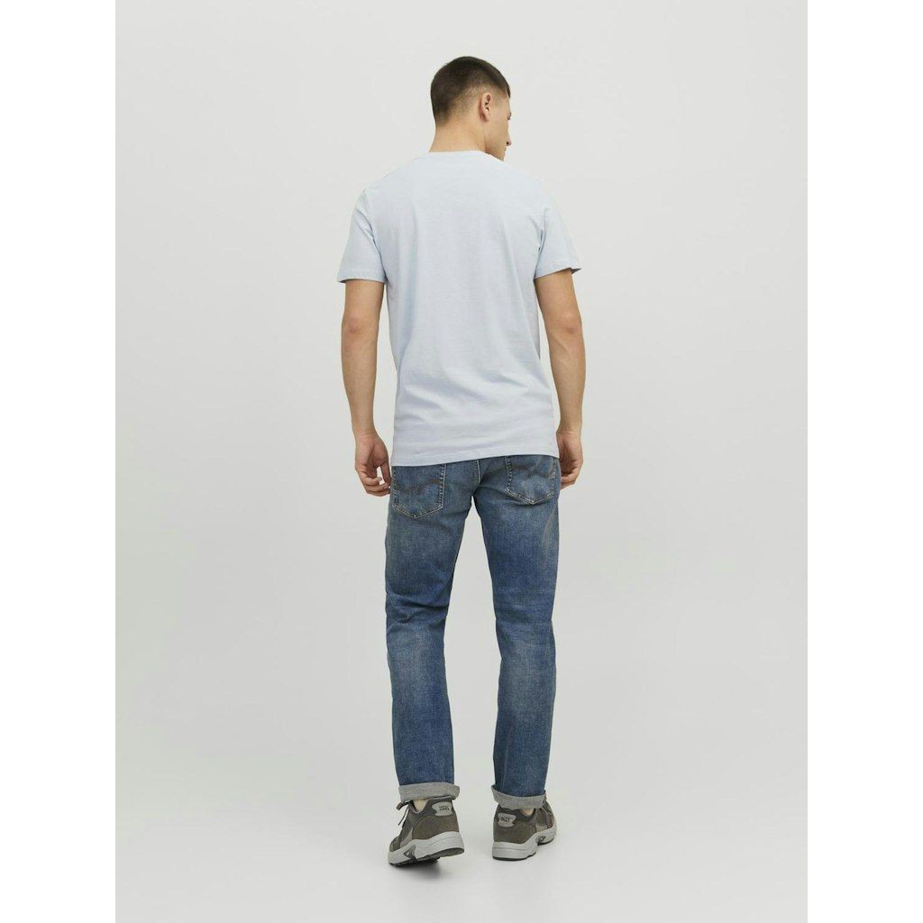 JACK & JONES Marškinėliai vyrams, Mėlyna, JPRSTAR SS TEE CREW 3