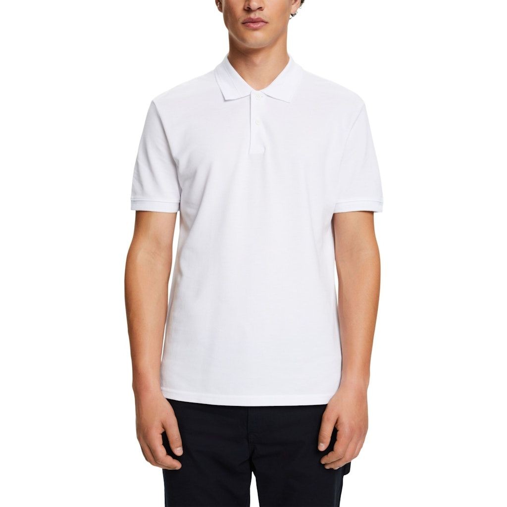 ESPRIT Polo marškiniai trumpos rank. moterims, Balta, Polo shirts short 2