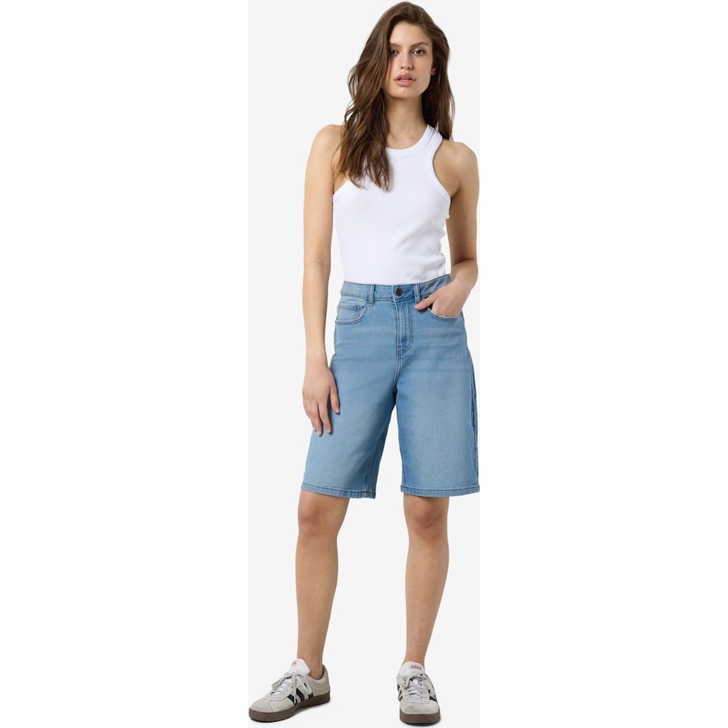 NOISY MAY Šortai moterims, Mėlyna, NMLIRA HW LONG DENIM 4