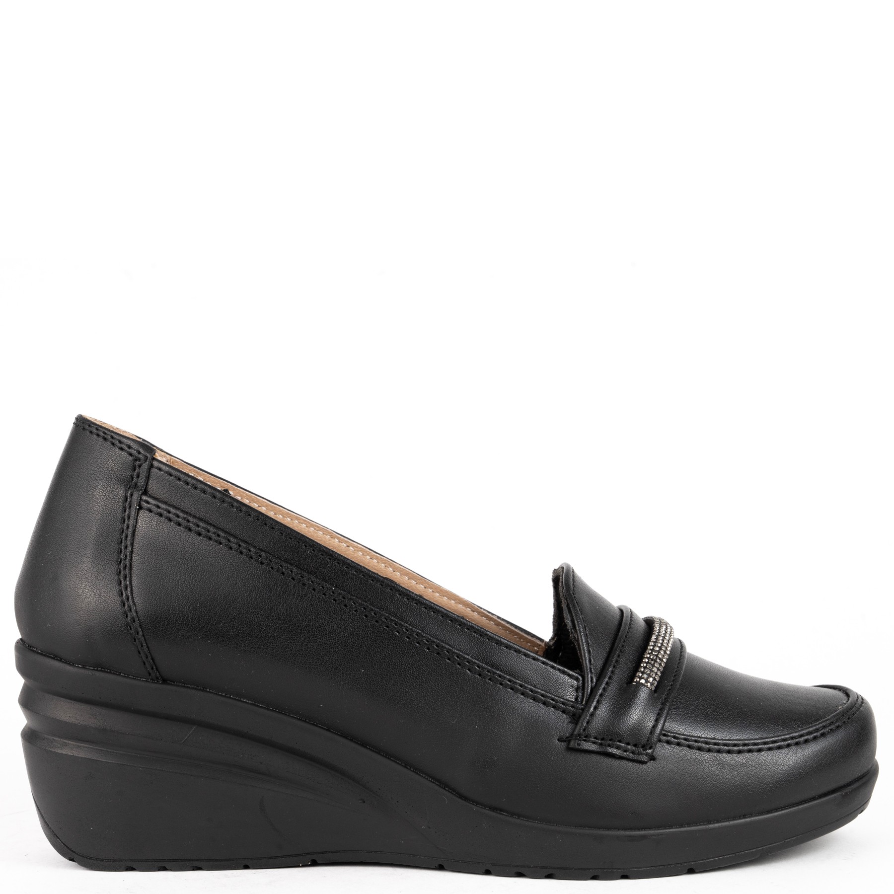 LA CONTE Loaferiai moterims, Juoda, Loafers 2