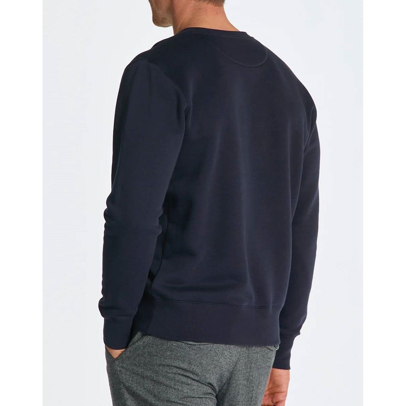 GANT Megztinis vyrams, Mėlyna, EMBOSSED SWEAT C-NECK 4