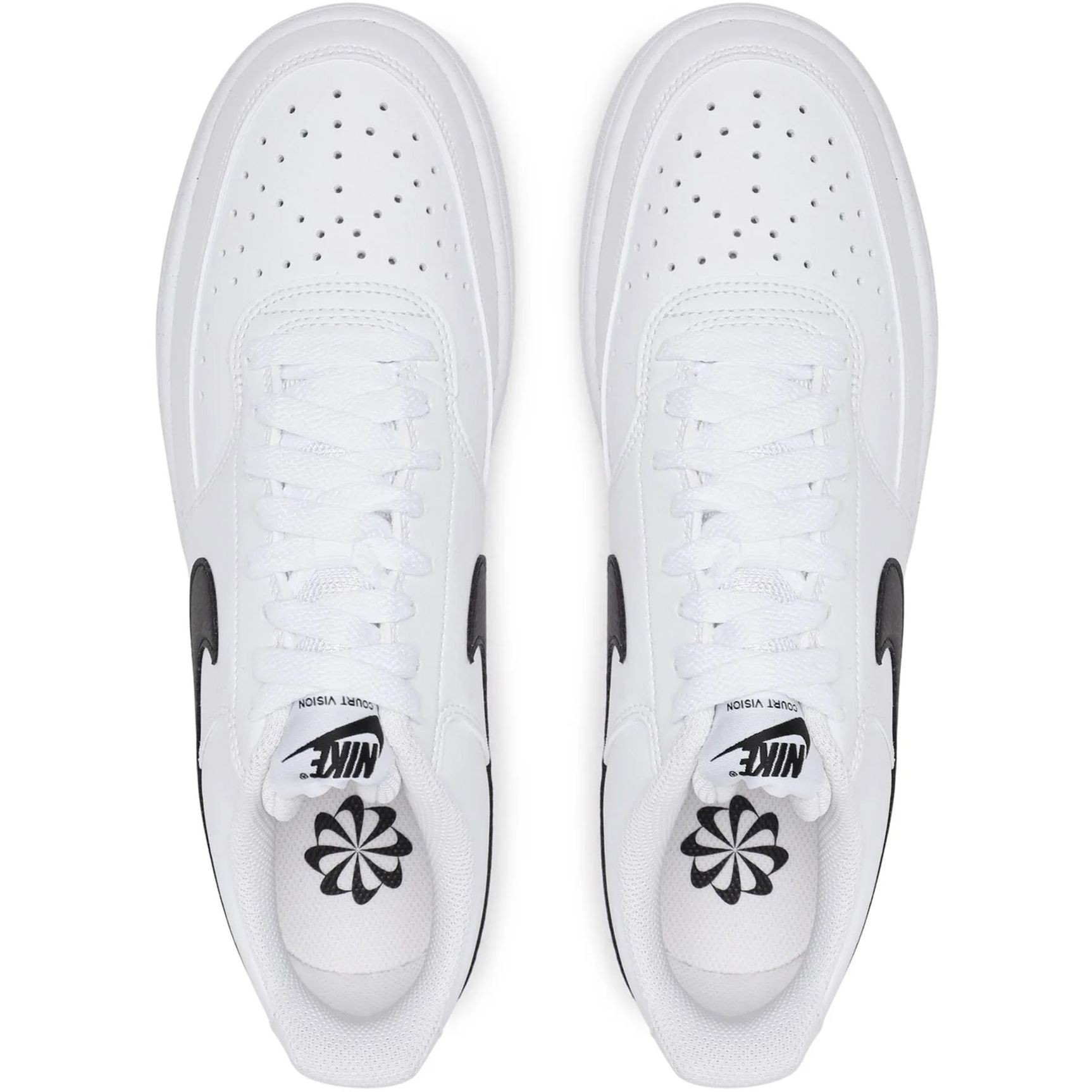 NIKE Laisvalaikio bateliai vyrams, Balta, Court vision trainers 5