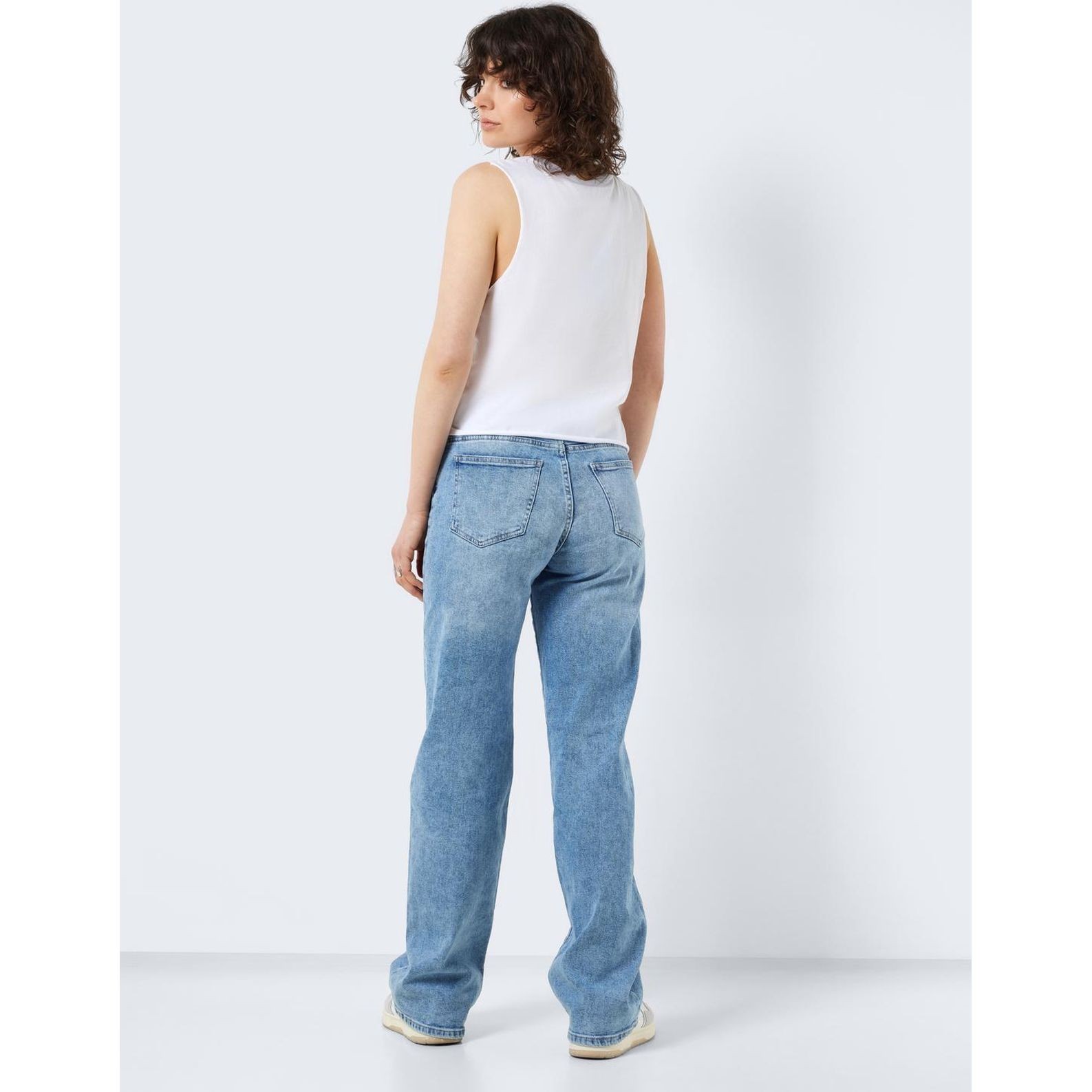 NOISY MAY Marškinėliai moterims, Balta, NMMAX S/L GUNS N ROSE 3