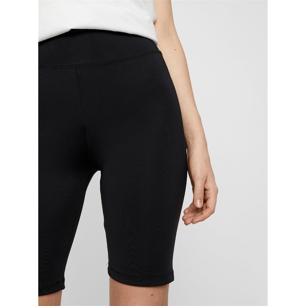 PIECES Šortai moterims, Juoda, PCMIVA HW BIKE SHORTS 4