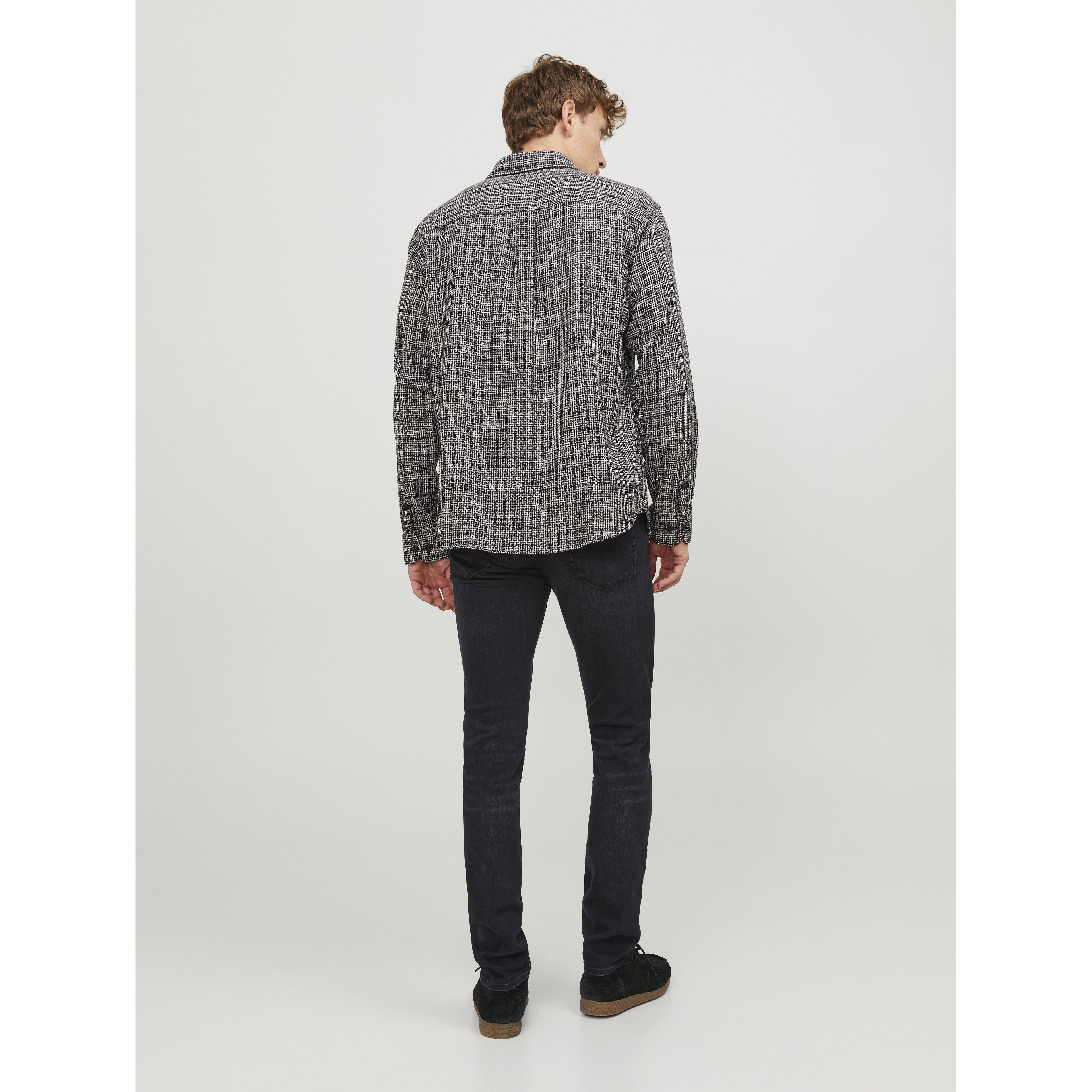 JACK & JONES Slim džinsai vyrams, Juoda, JJIGLENN JJICON JJ 5 8