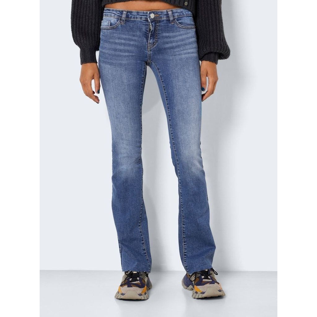 NOISY MAY Tiesūs džinsai moterims, Mėlyna, NMEVIE LW BOOTCUT JEA 3