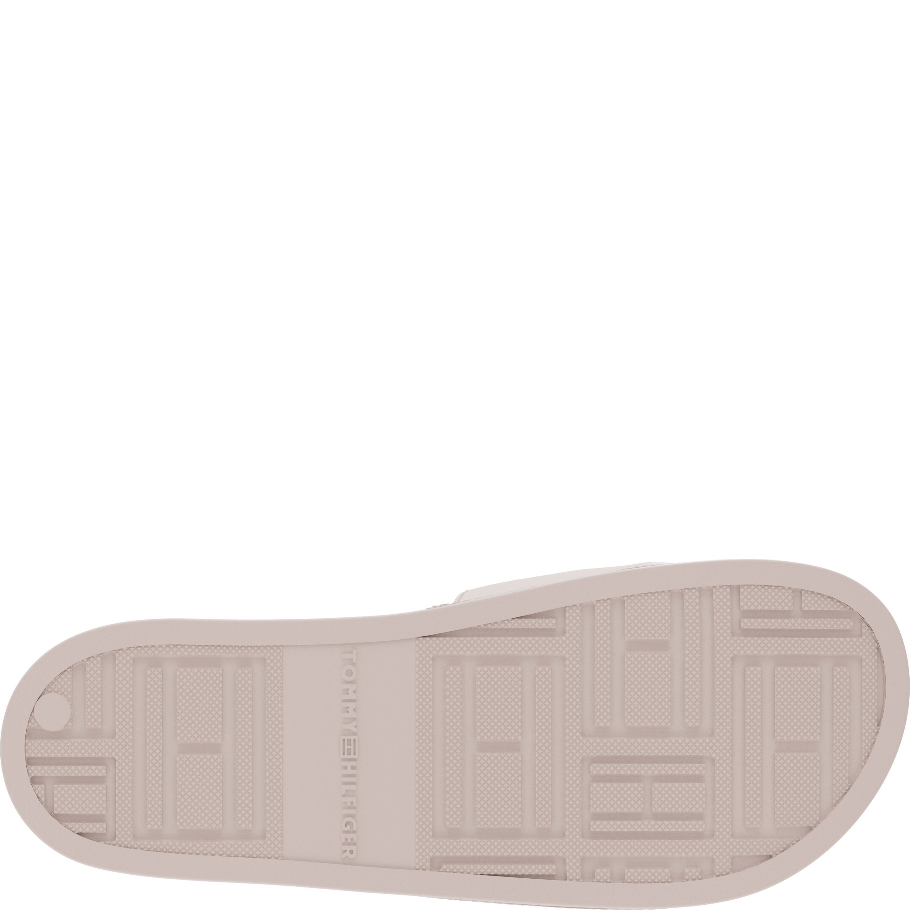 TOMMY HILFIGER Šlepetės moterims, Smėlio, Feminine seasonal slide 4